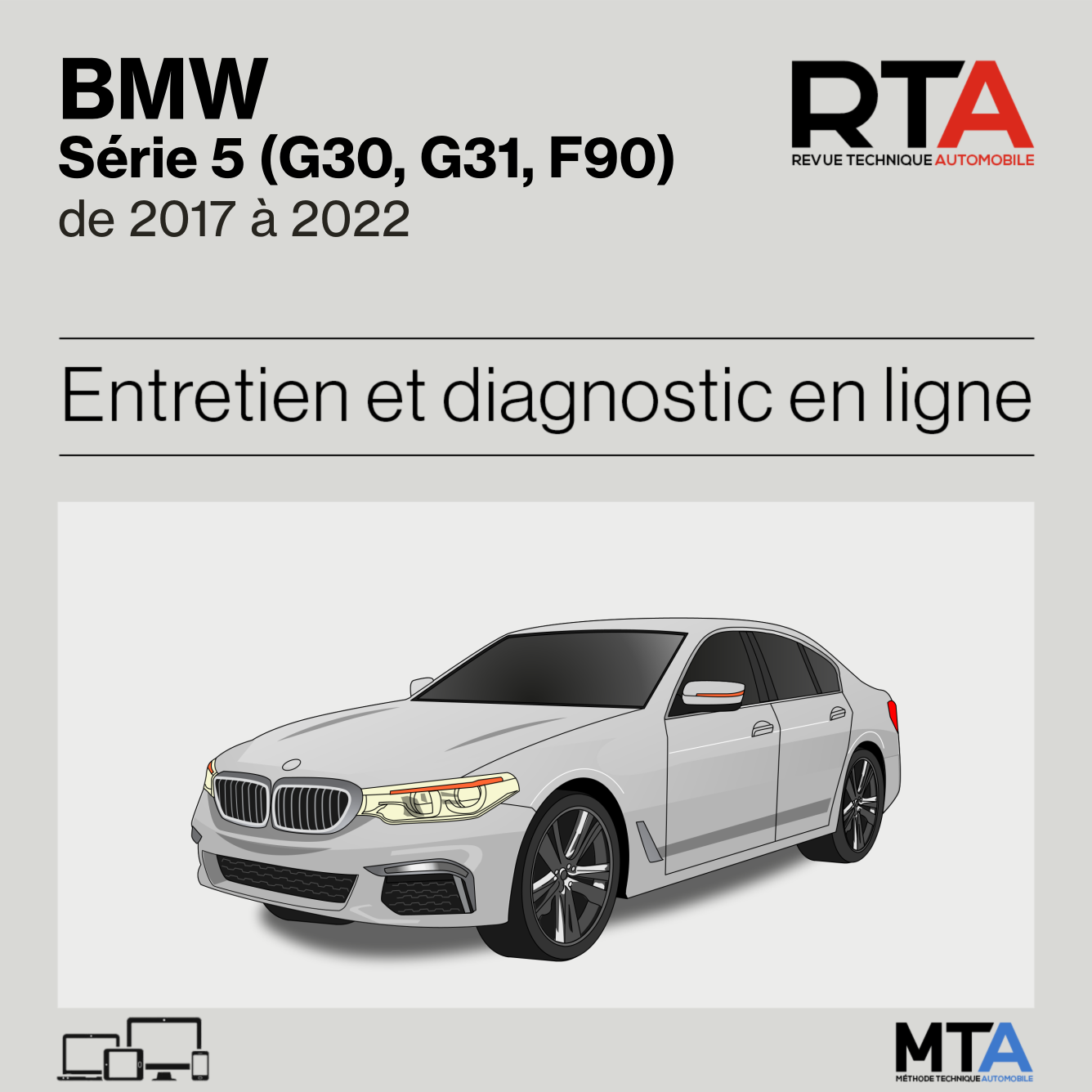 BMW Série 5 (G30, G31, F90) de 2017 à 2022