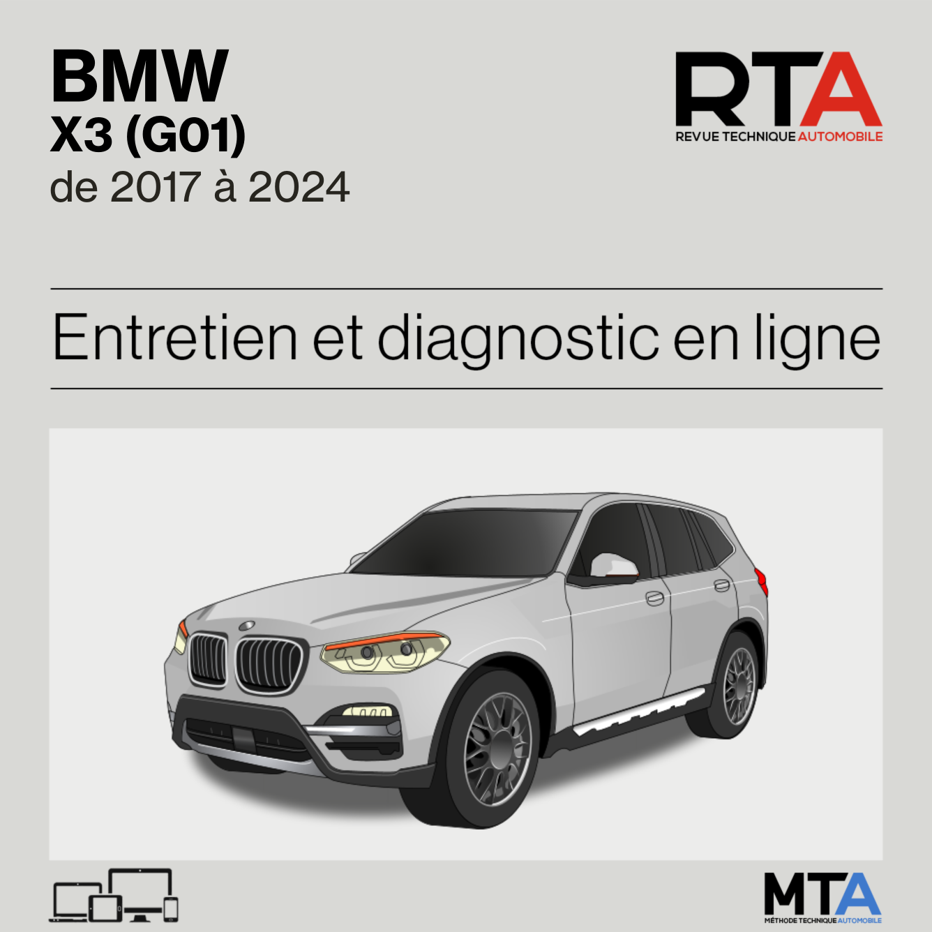 BMW X3 (G01) de 2017 à 2024