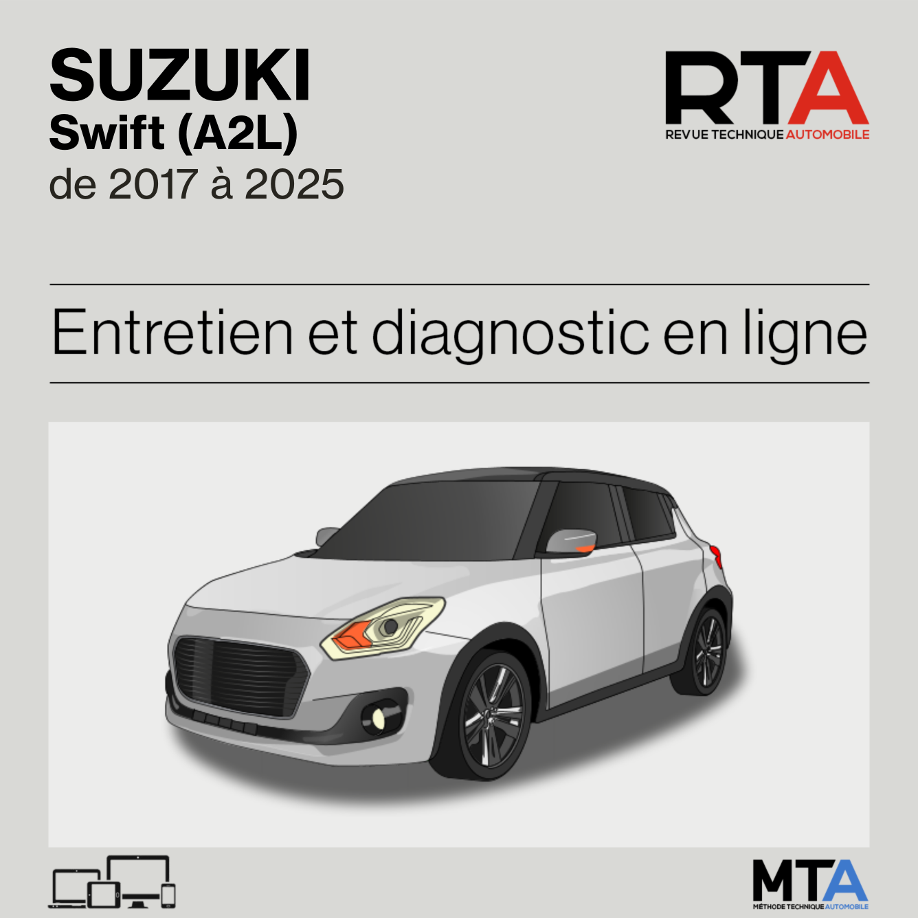 Suzuki Swift (A2L) de 2017 à 2025