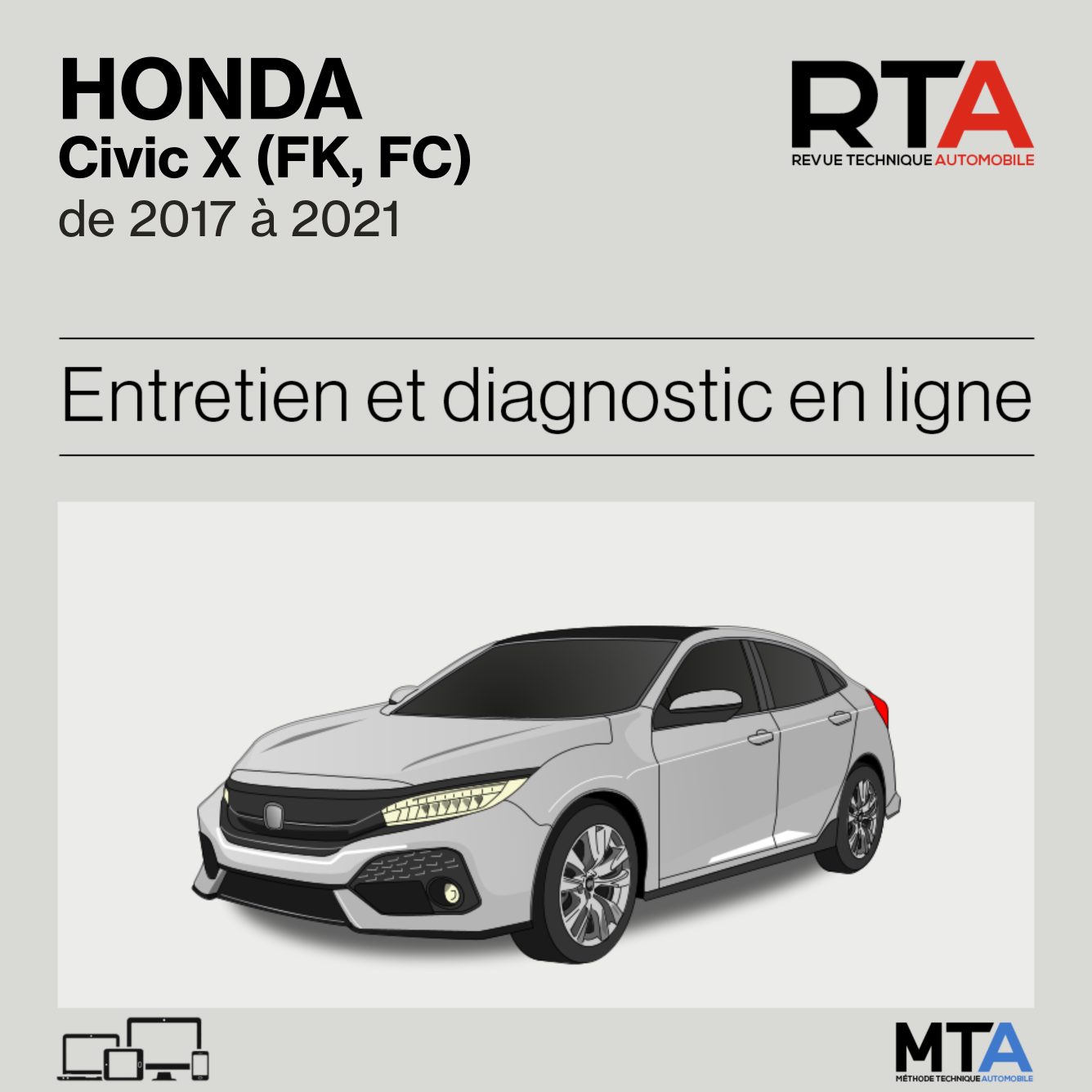 Honda Civic X (FK, FC) de 2017 à 2021