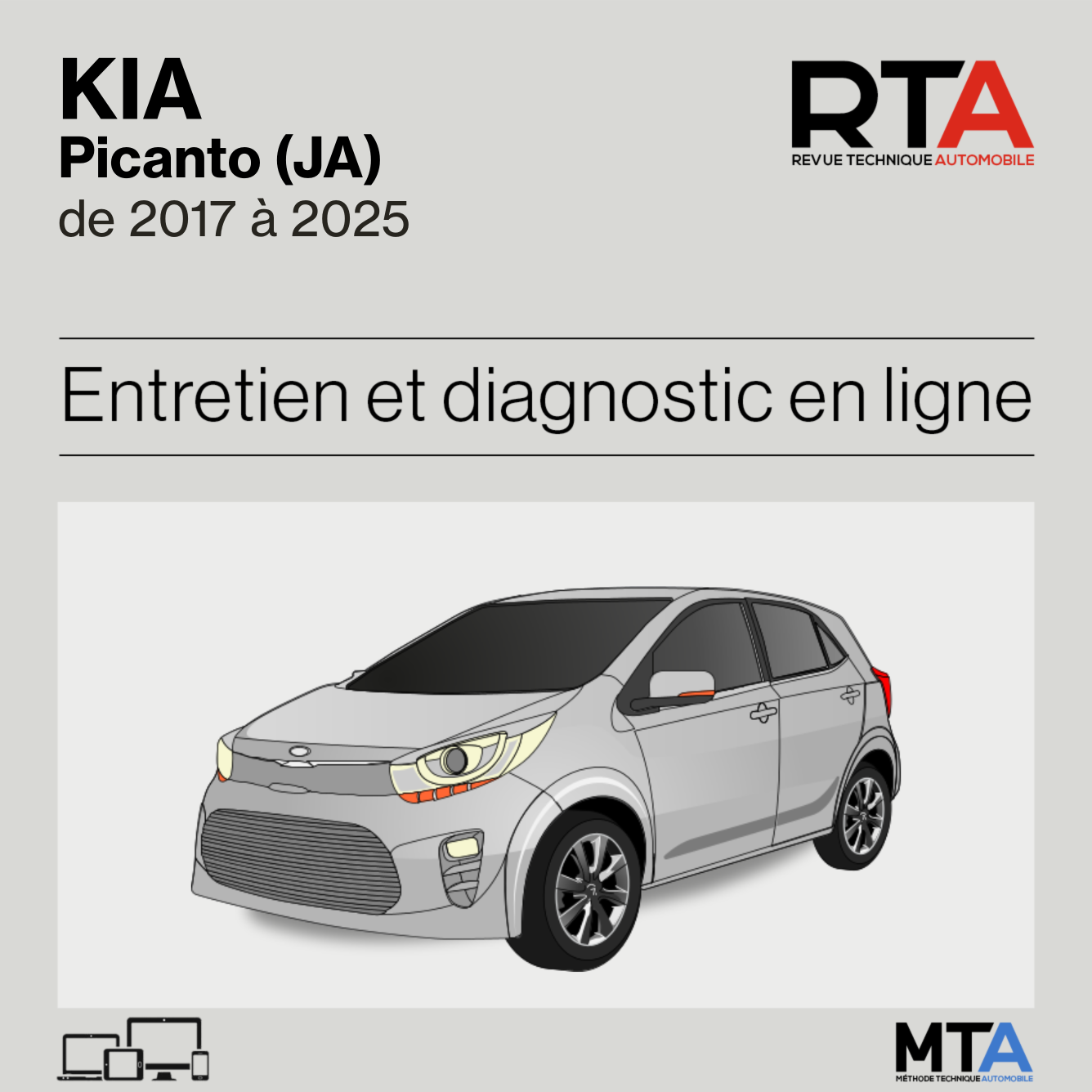 Kia Picanto (JA) de 2017 à 2025
