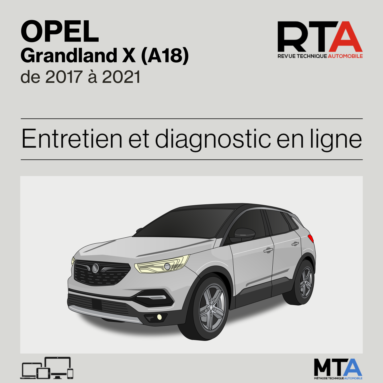 Opel Grandland X (A18) de 2017 à 2021
