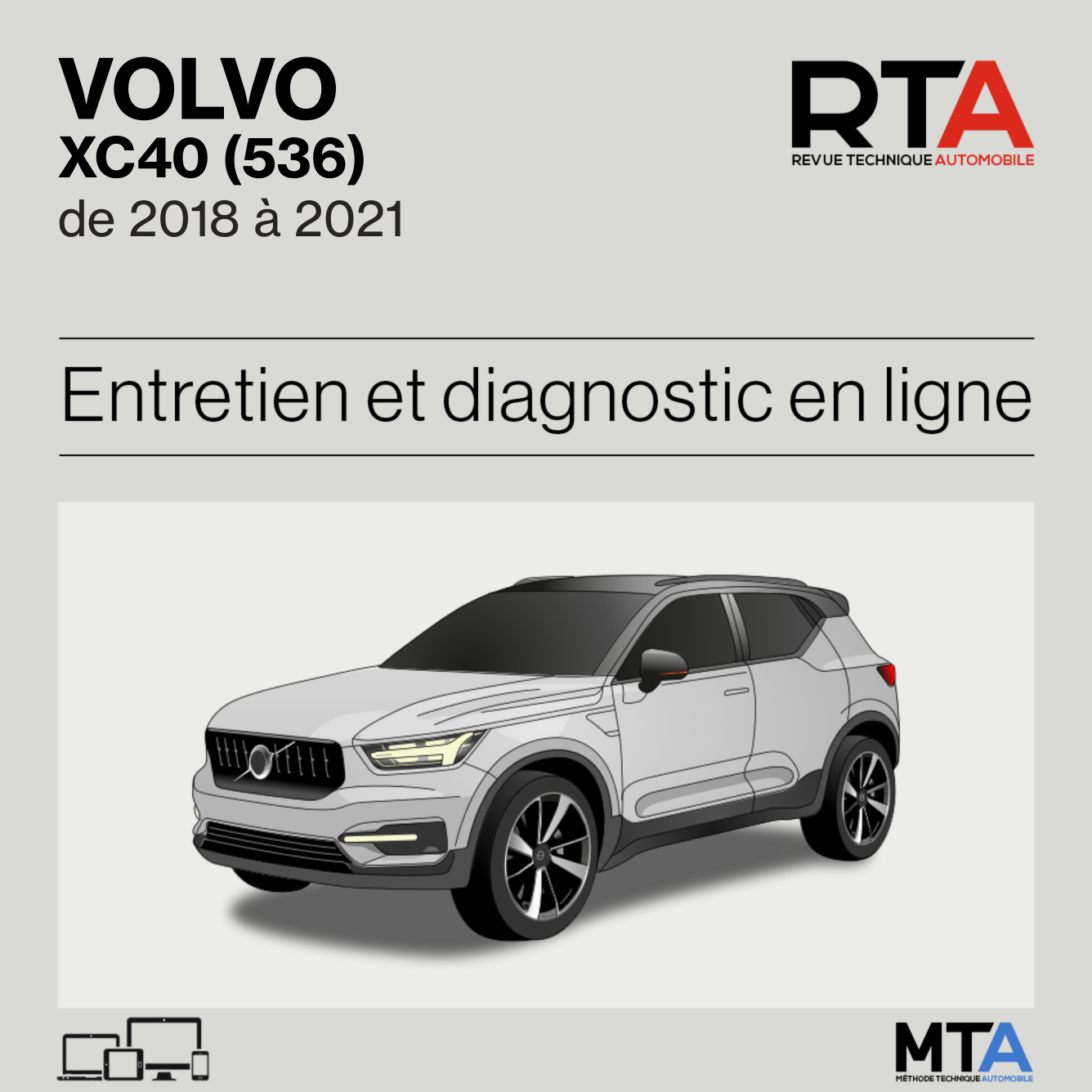 Volvo XC40 (536) de 2018 à 2021
