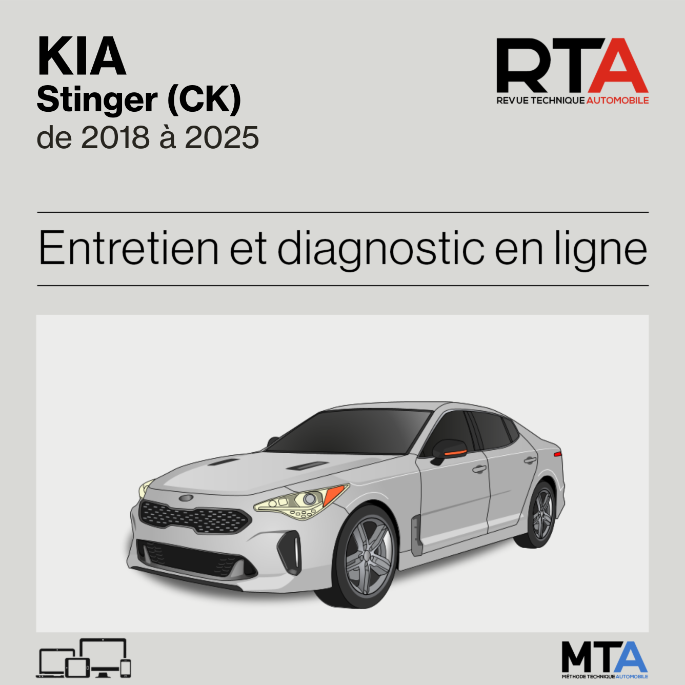 Kia Stinger (CK) de 2018 à 2025