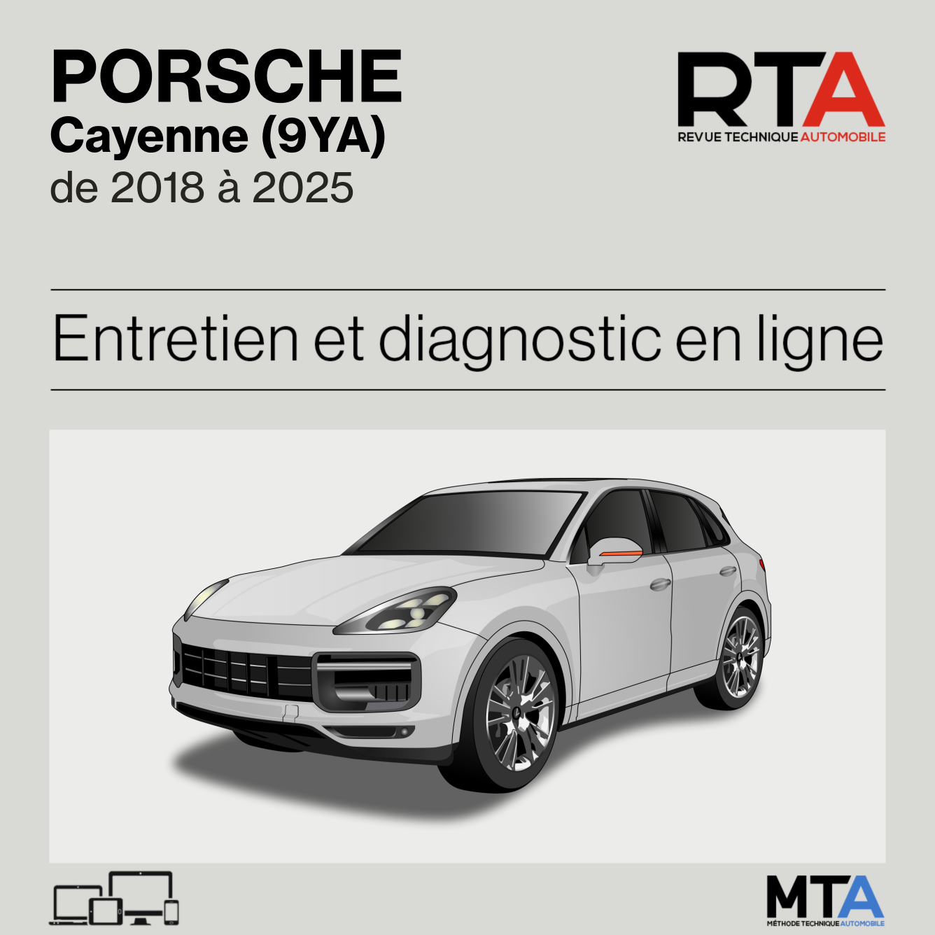 Porsche Cayenne (9YA) de 2018 à 2025