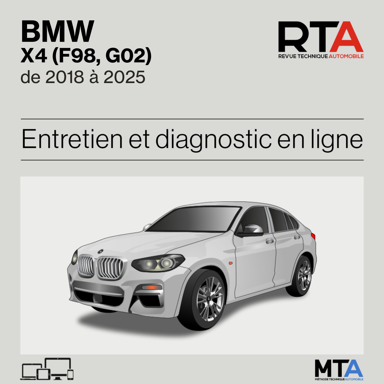 BMW X4 (F98, G02) de 2018 à 2025