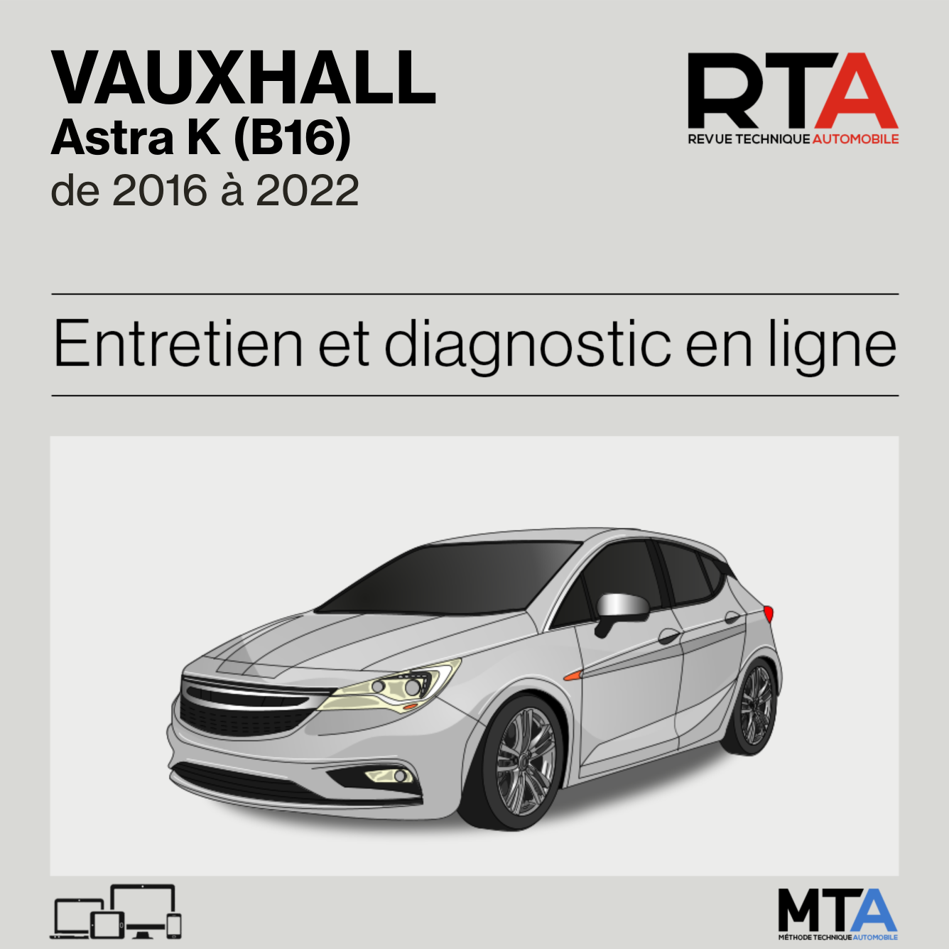 Vauxhall Astra K (B16) de 2016 à 2022