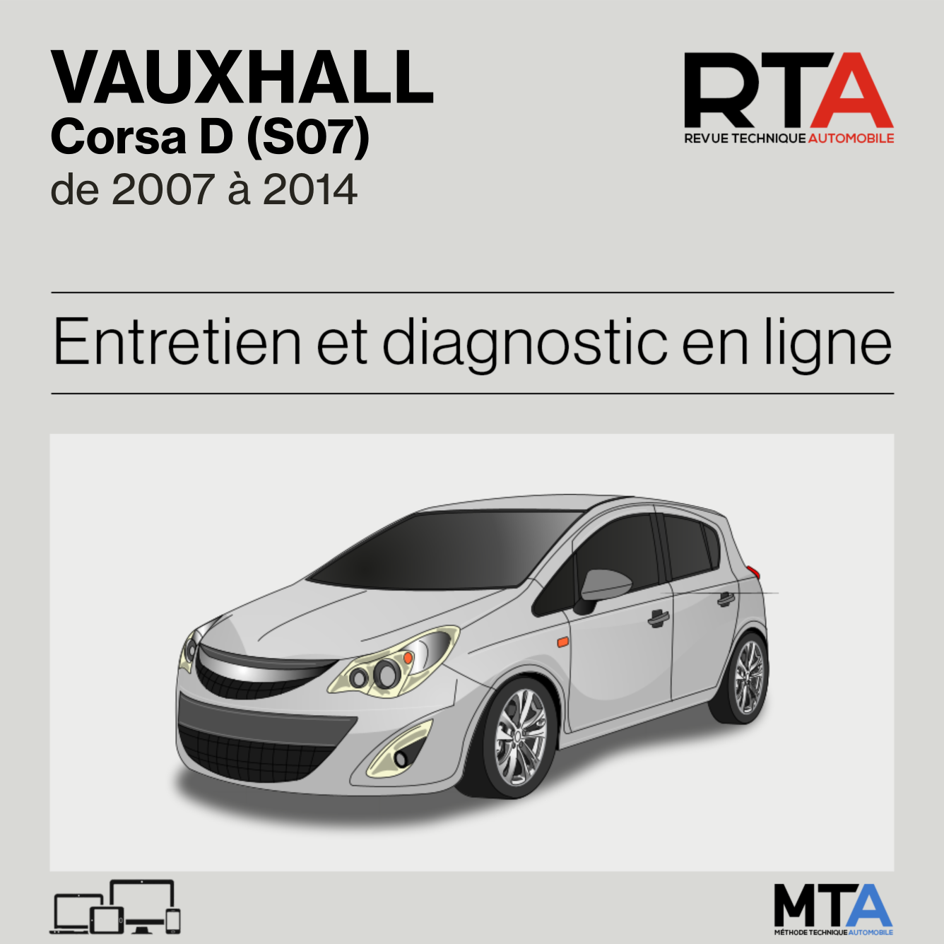 Vauxhall Corsa D (S07) de 2007 à 2014