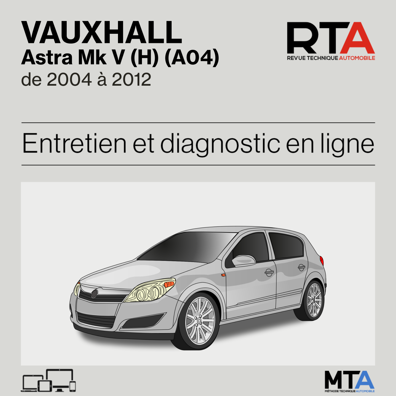Vauxhall Astra Mk V (H) (A04) de 2004 à 2012