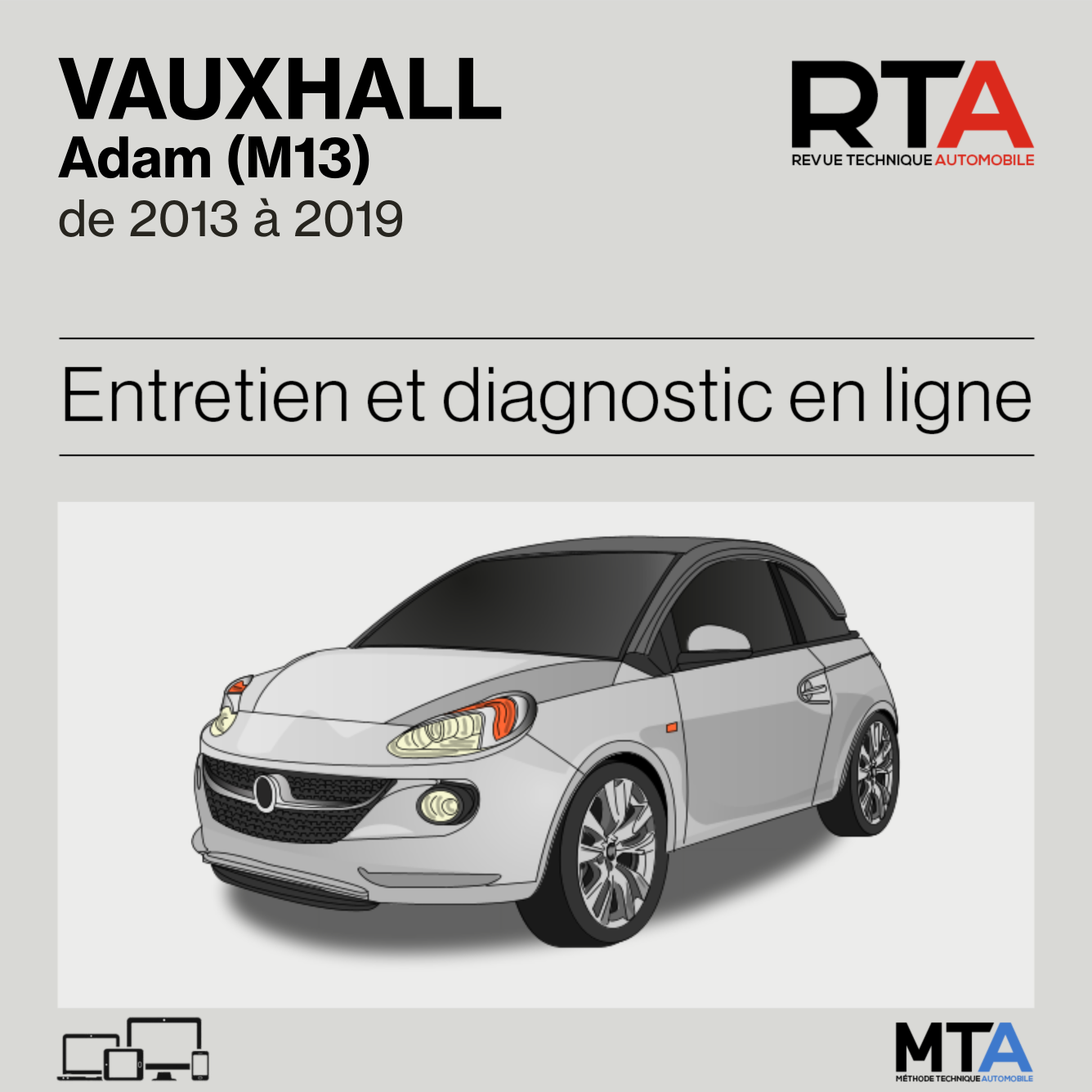 Vauxhall Adam (M13) de 2013 à 2019
