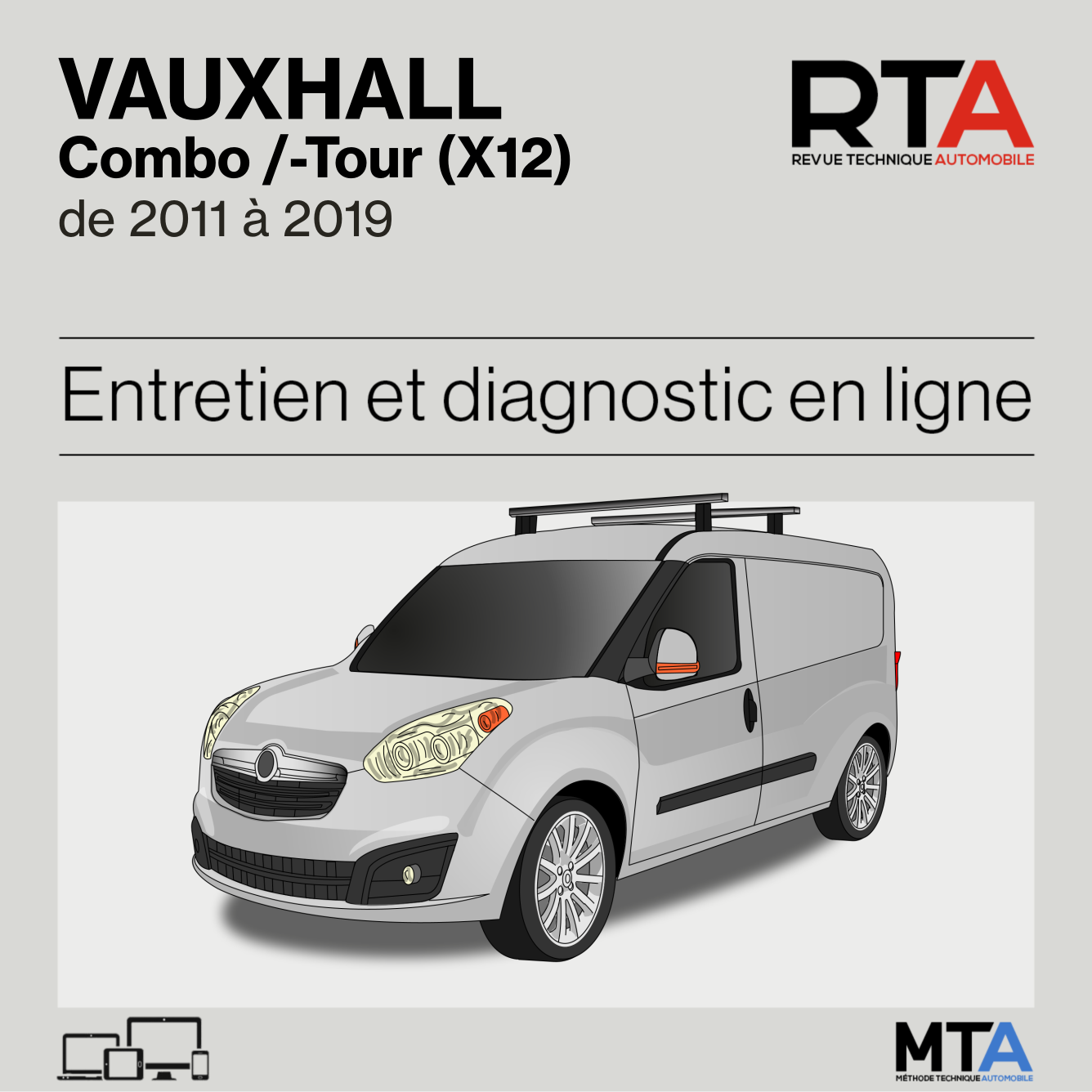 Vauxhall Combo /-Tour (X12) de 2011 à 2019