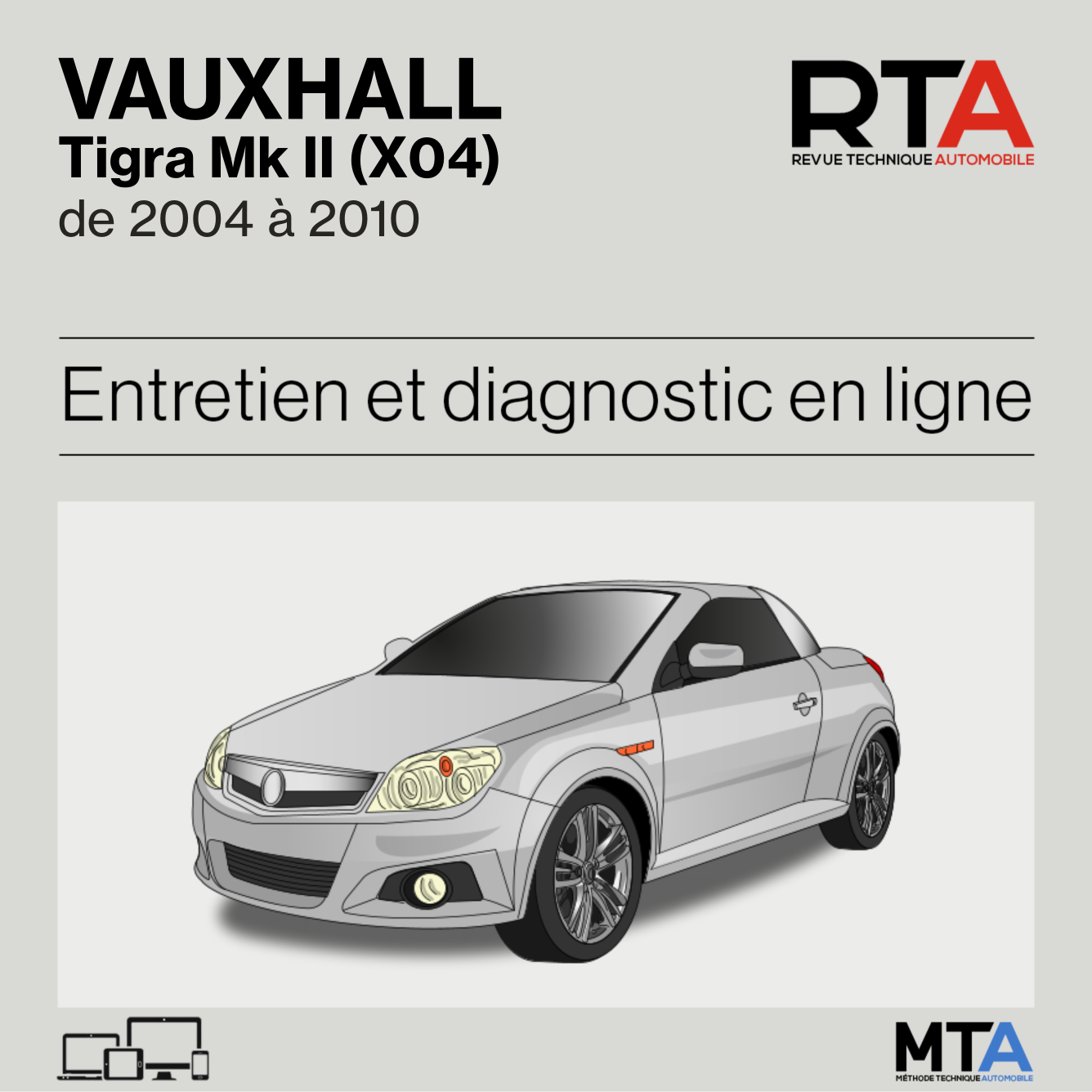 Vauxhall Tigra Mk II (X04) de 2004 à 2010