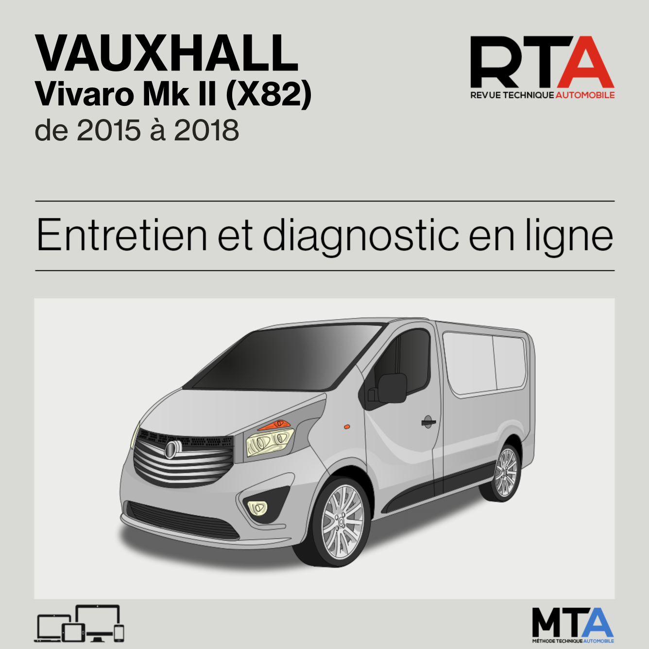 Vauxhall Vivaro Mk II (X82) de 2015 à 2018