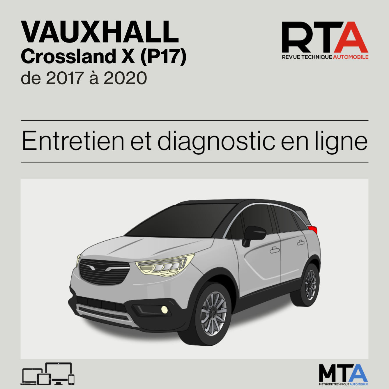 Vauxhall Crossland X (P17) de 2017 à 2020