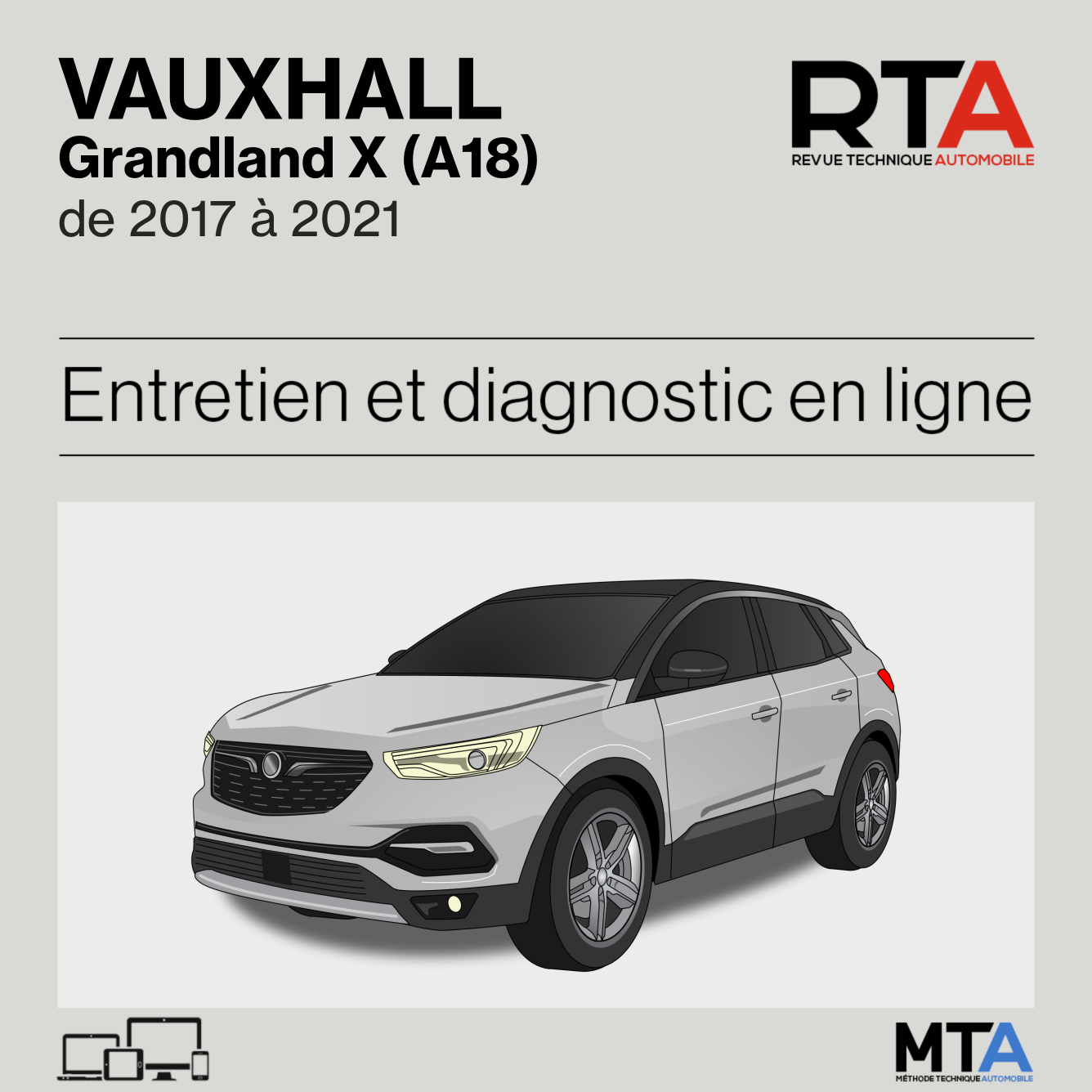 Vauxhall Grandland X (A18) de 2017 à 2021