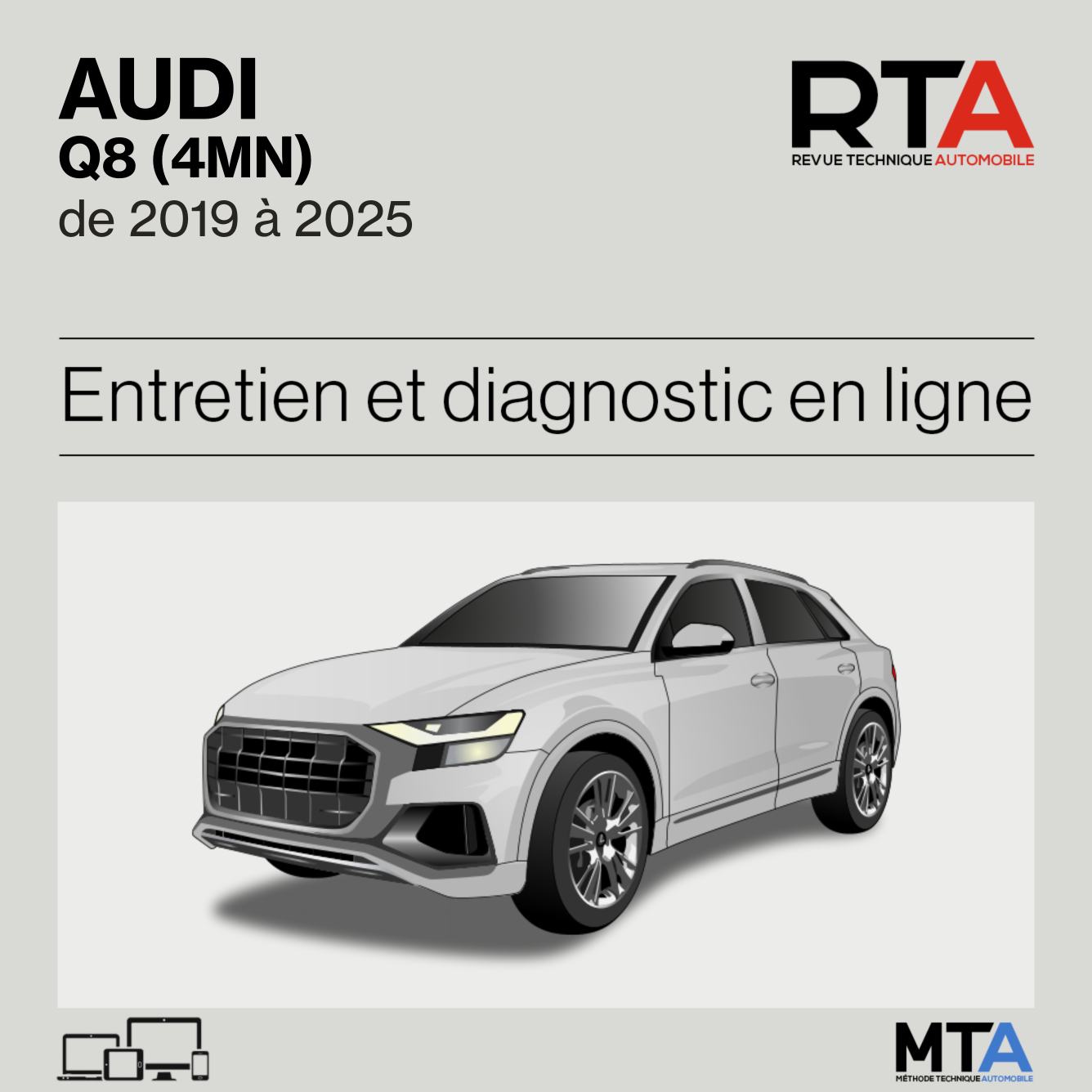 Audi Q8 (4MN) de 2019 à 2025