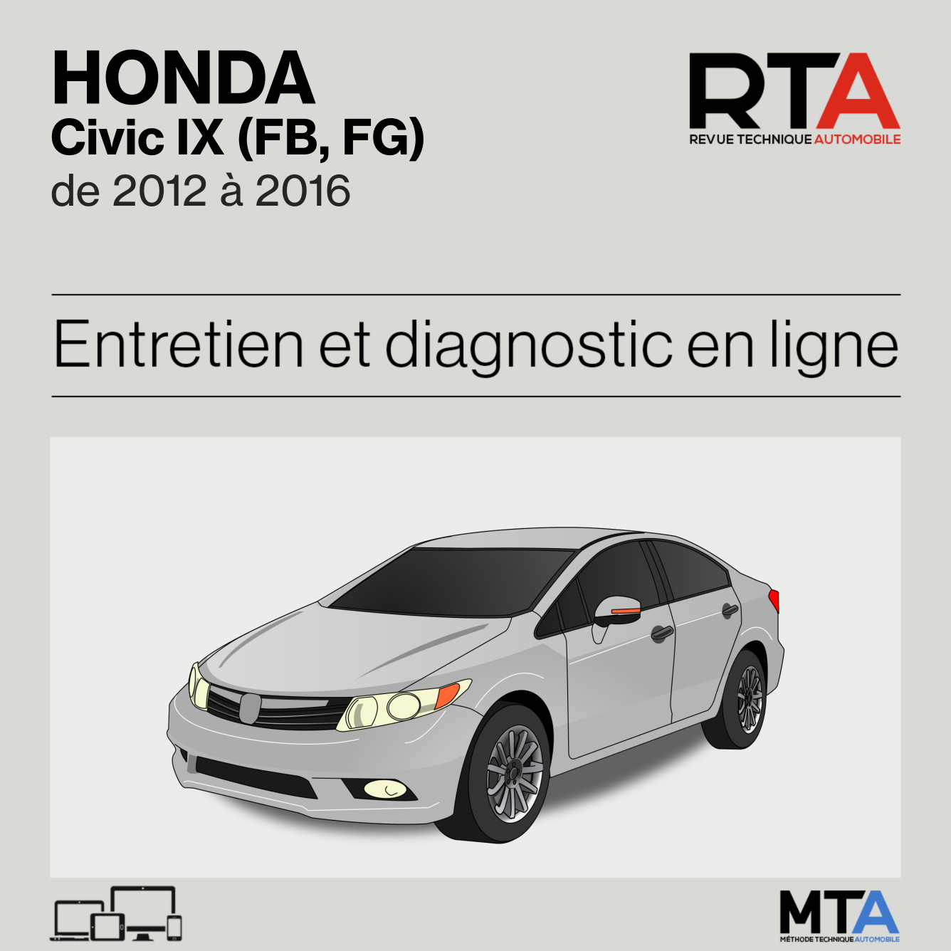 Honda Civic IX (FB, FG) de 2012 à 2016