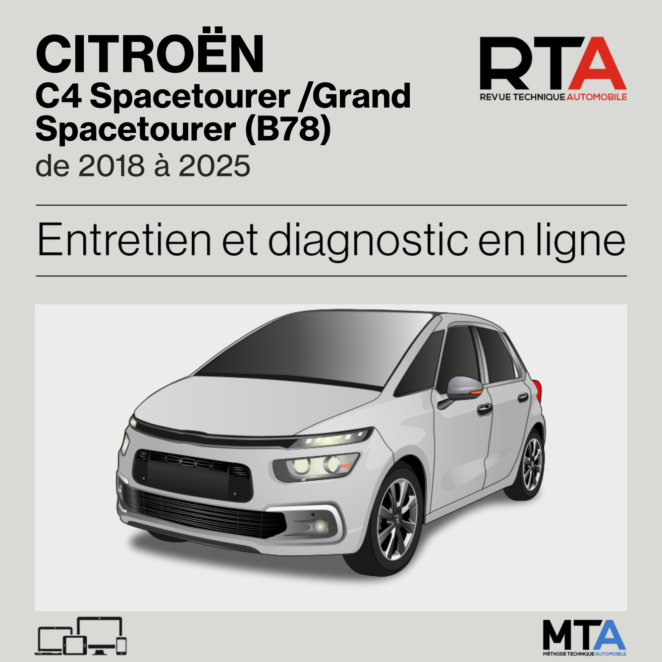 Citroen C4 Spacetourer /Grand Spacetourer (B78) de 2018 à 2025