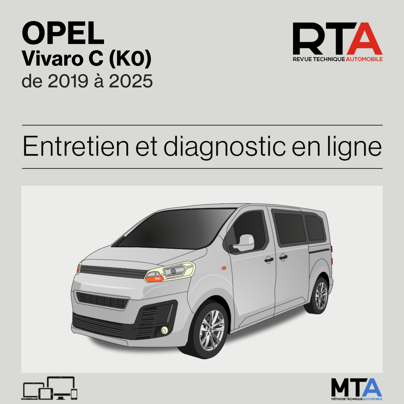 Opel Vivaro C (K0) de 2019 à 2025