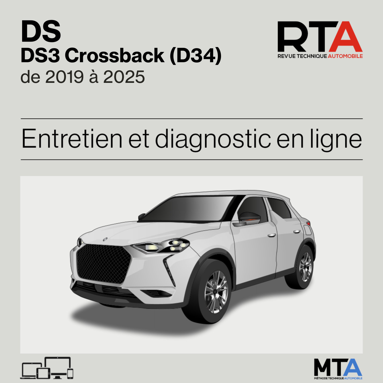 DS DS3 Crossback (D34) de 2019 à 2025