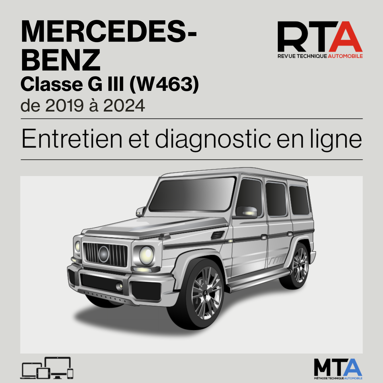 Mercedes-Benz Classe G III (W463) de 2019 à 2024