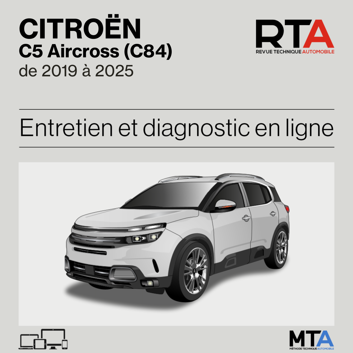 Citroen C5 Aircross (C84) de 2019 à 2025