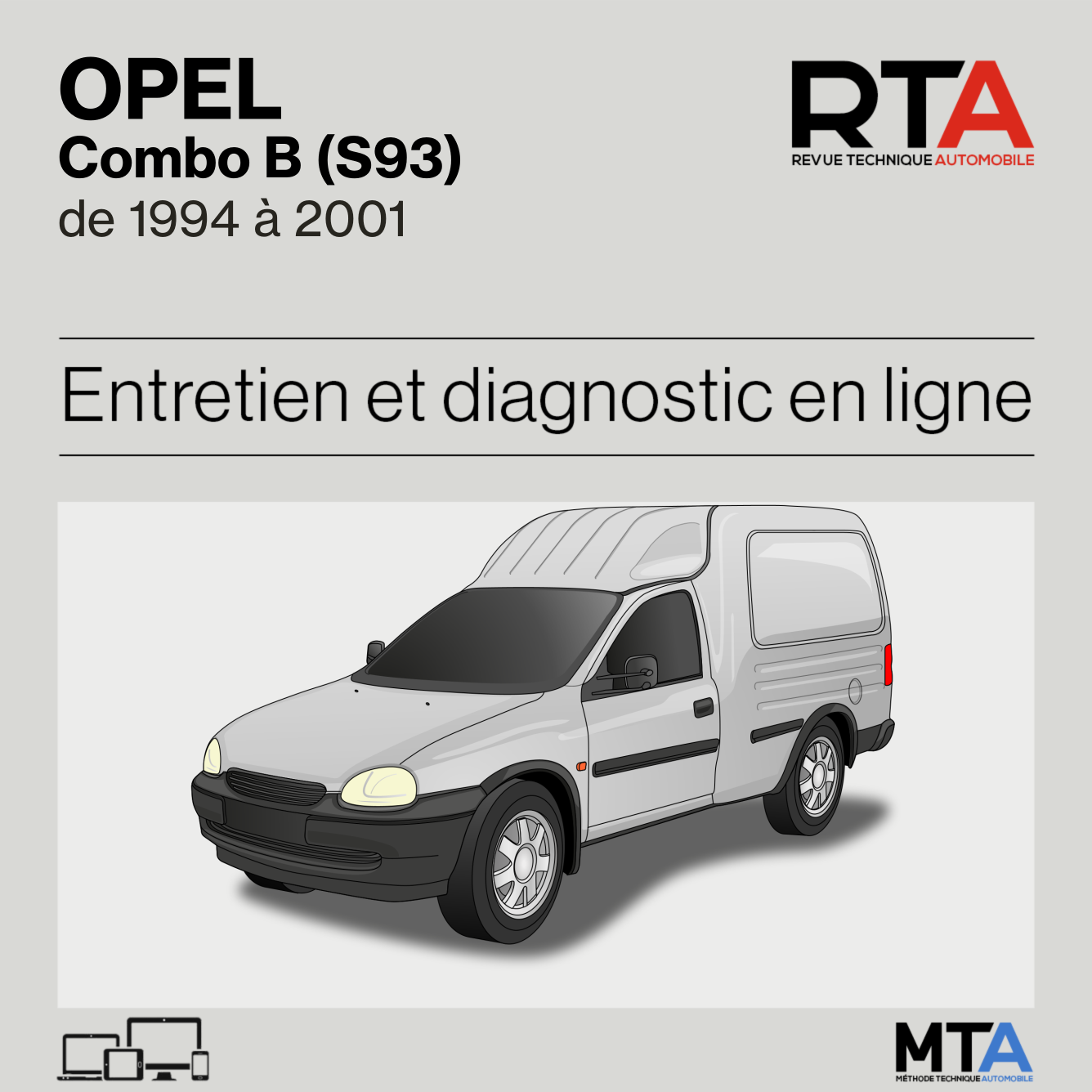 Opel Combo B (S93) de 1994 à 2001