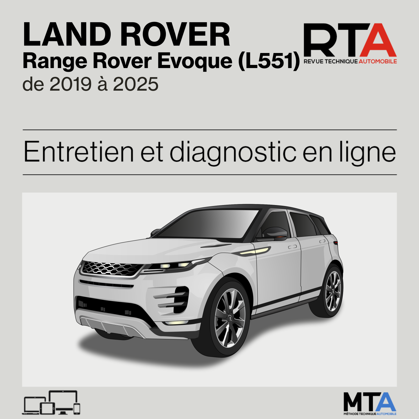 Land Rover Range Rover Evoque (L551) de 2019 à 2025