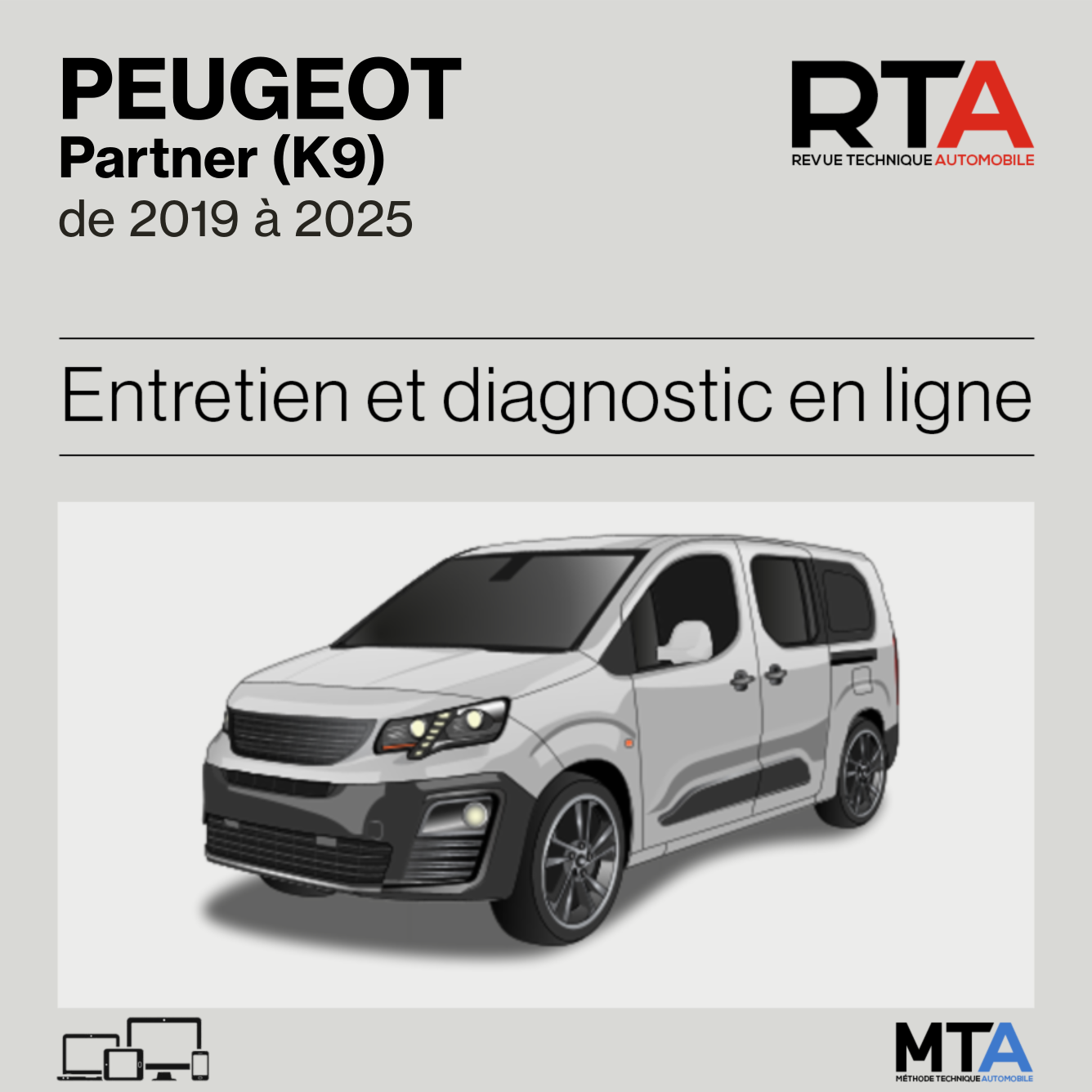 Peugeot Partner (K9) de 2019 à 2025
