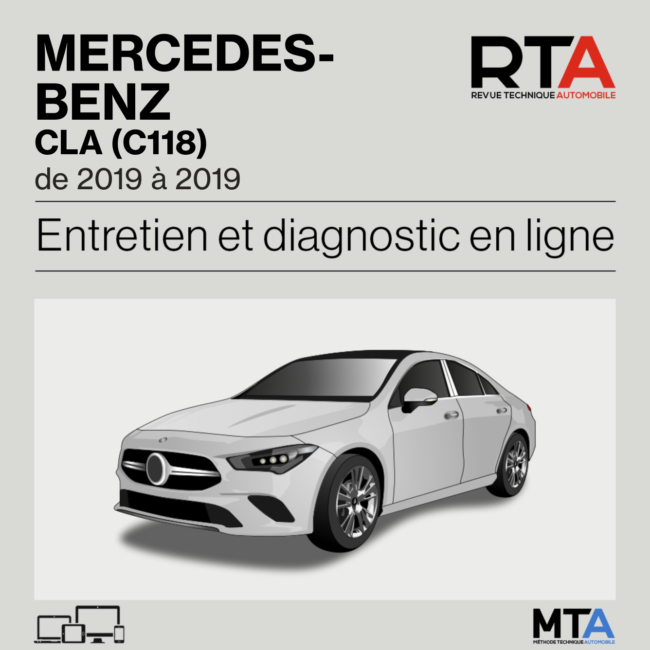 Mercedes-Benz CLA (C118) de 2019 à 2019