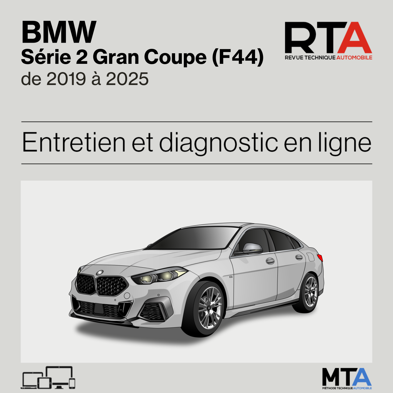 BMW Série 2 Gran Coupe (F44) de 2019 à 2025