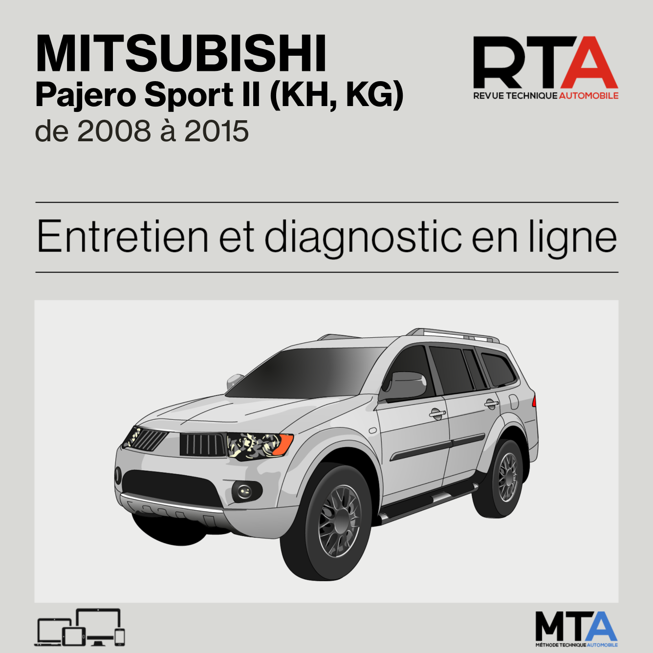 Mitsubishi Pajero Sport II (KH, KG) de 2008 à 2015