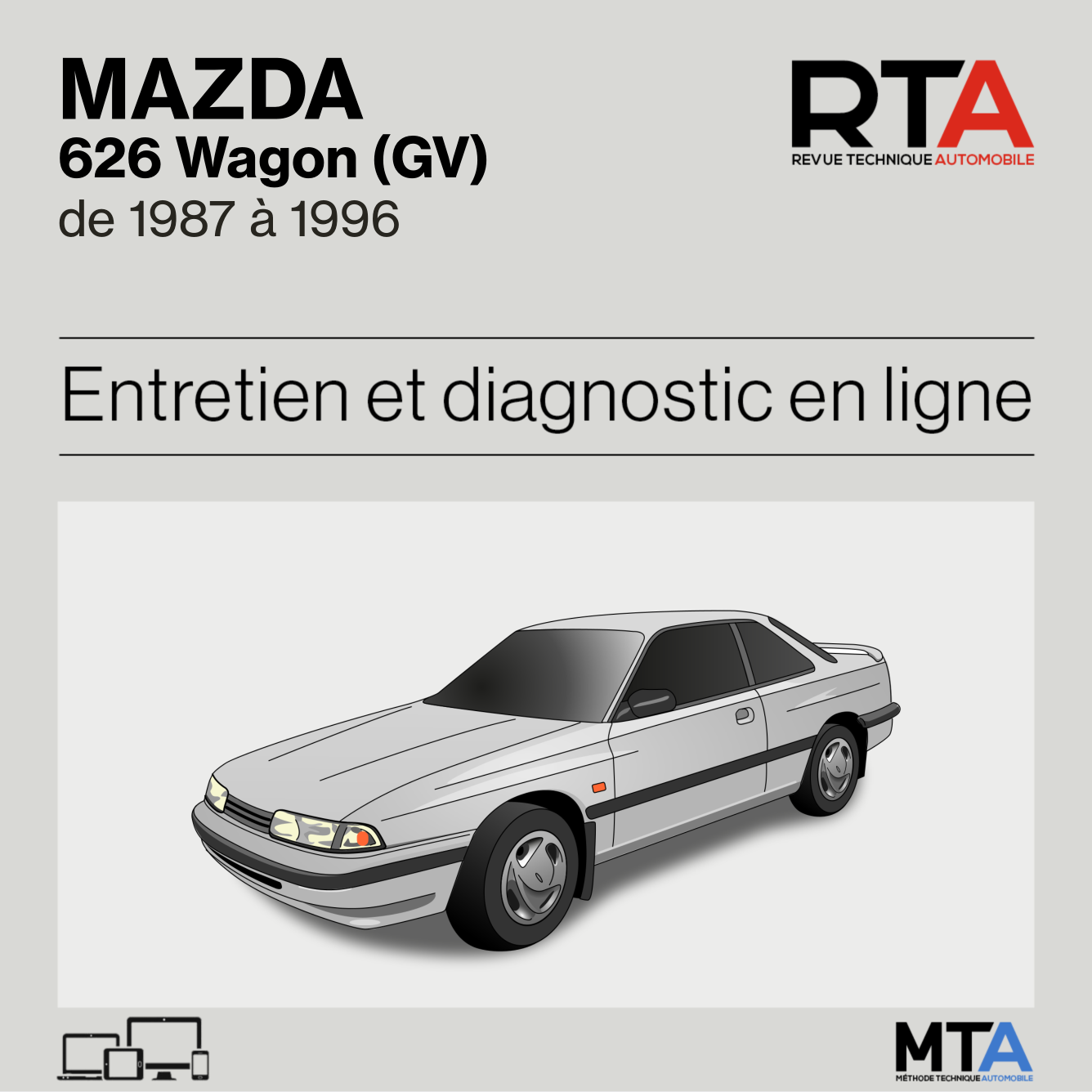 Mazda 626 Wagon (GV) de 1987 à 1996