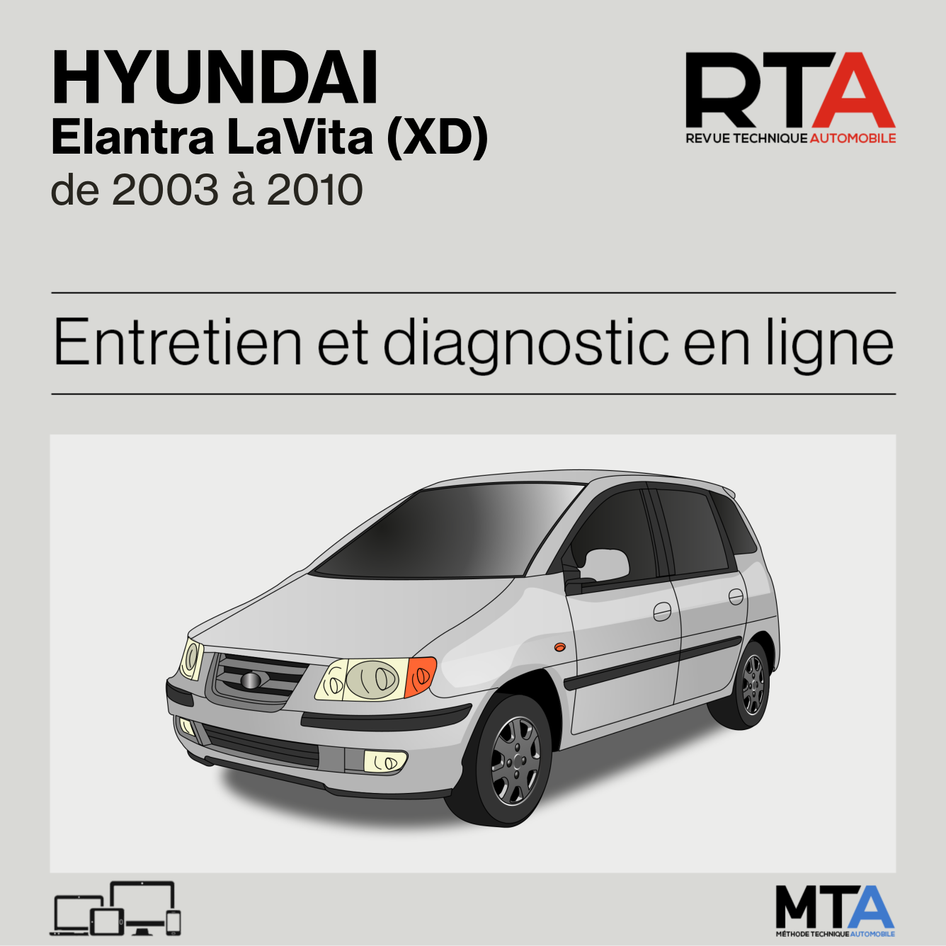 Hyundai Elantra LaVita (XD) de 2003 à 2010