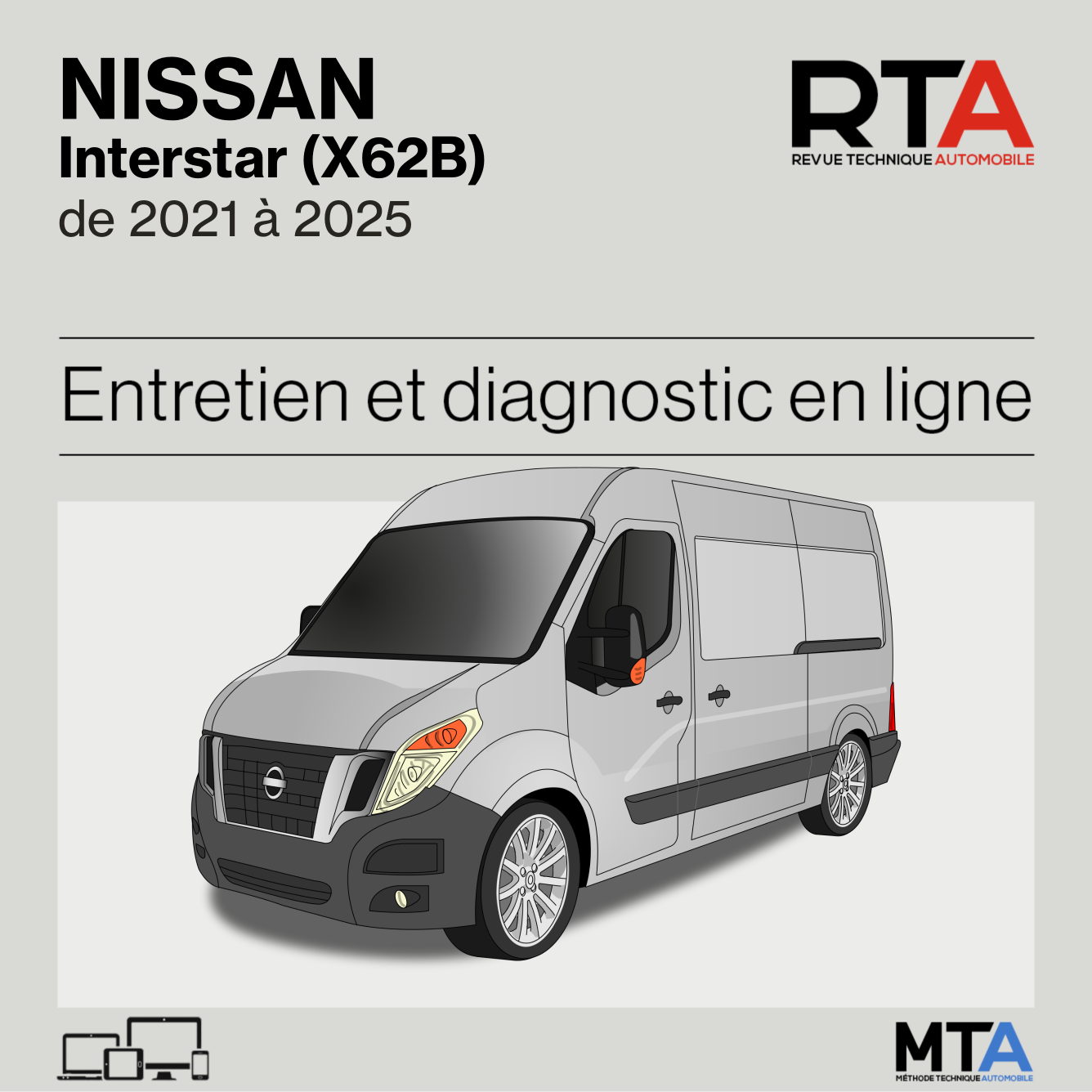 Nissan Interstar (X62B) de 2021 à 2025