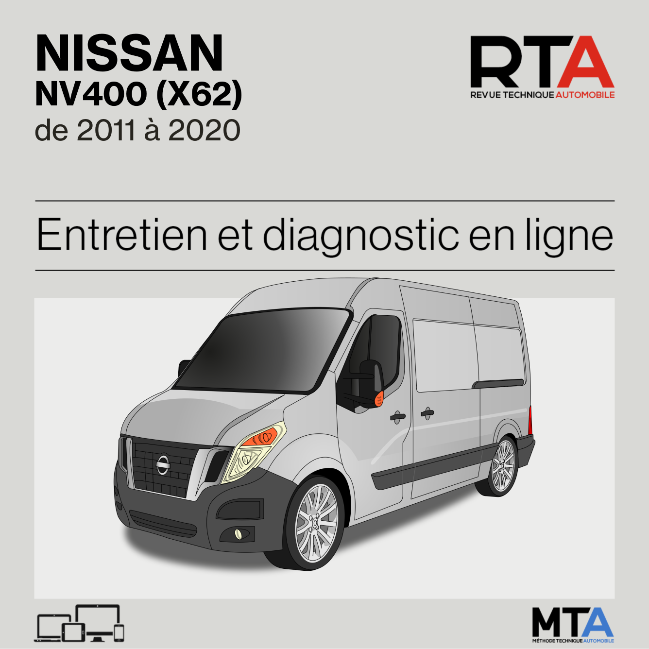 Nissan NV400 (X62) de 2011 à 2020