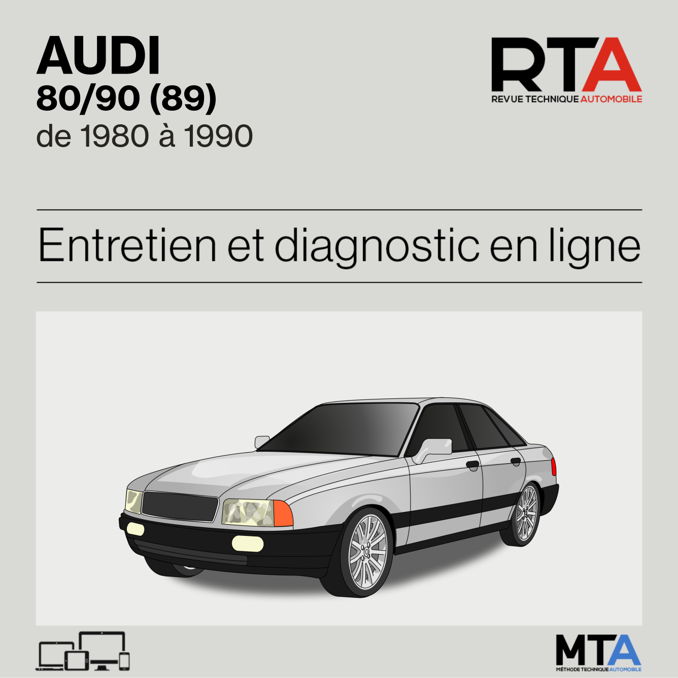 Audi 80/90 (89) de 1980 à 1990