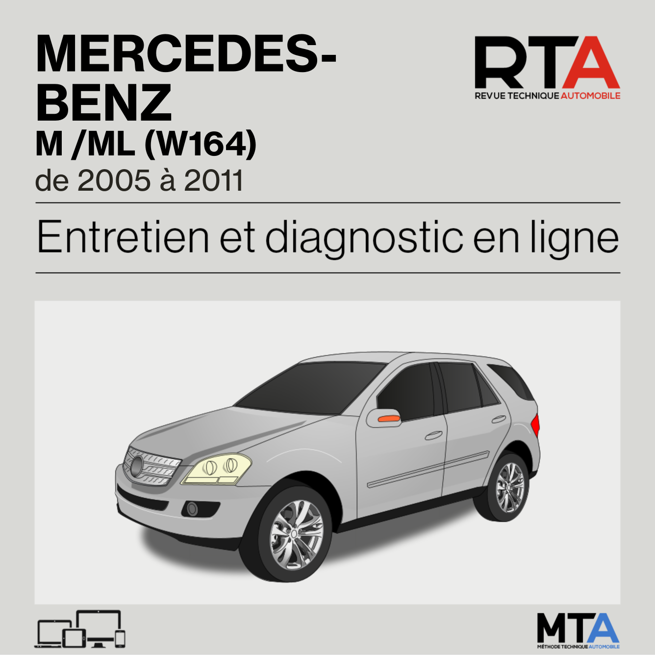 Mercedes-Benz M /ML (W164) de 2005 à 2011