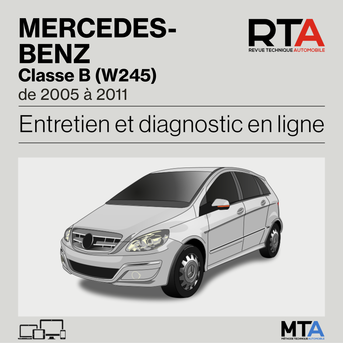 Mercedes-Benz Classe B (W245) de 2005 à 2011