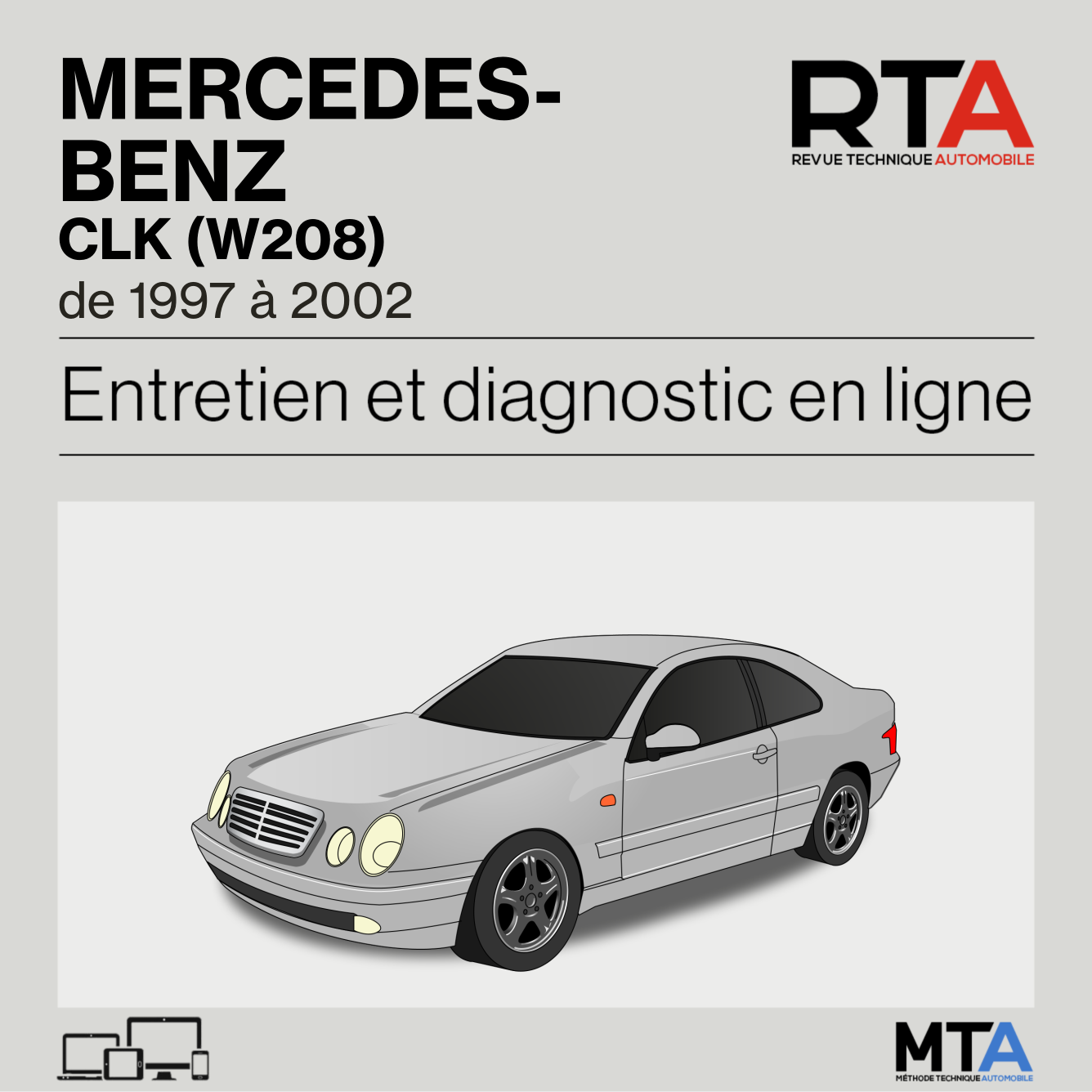 Mercedes-Benz CLK (W208) de 1997 à 2002
