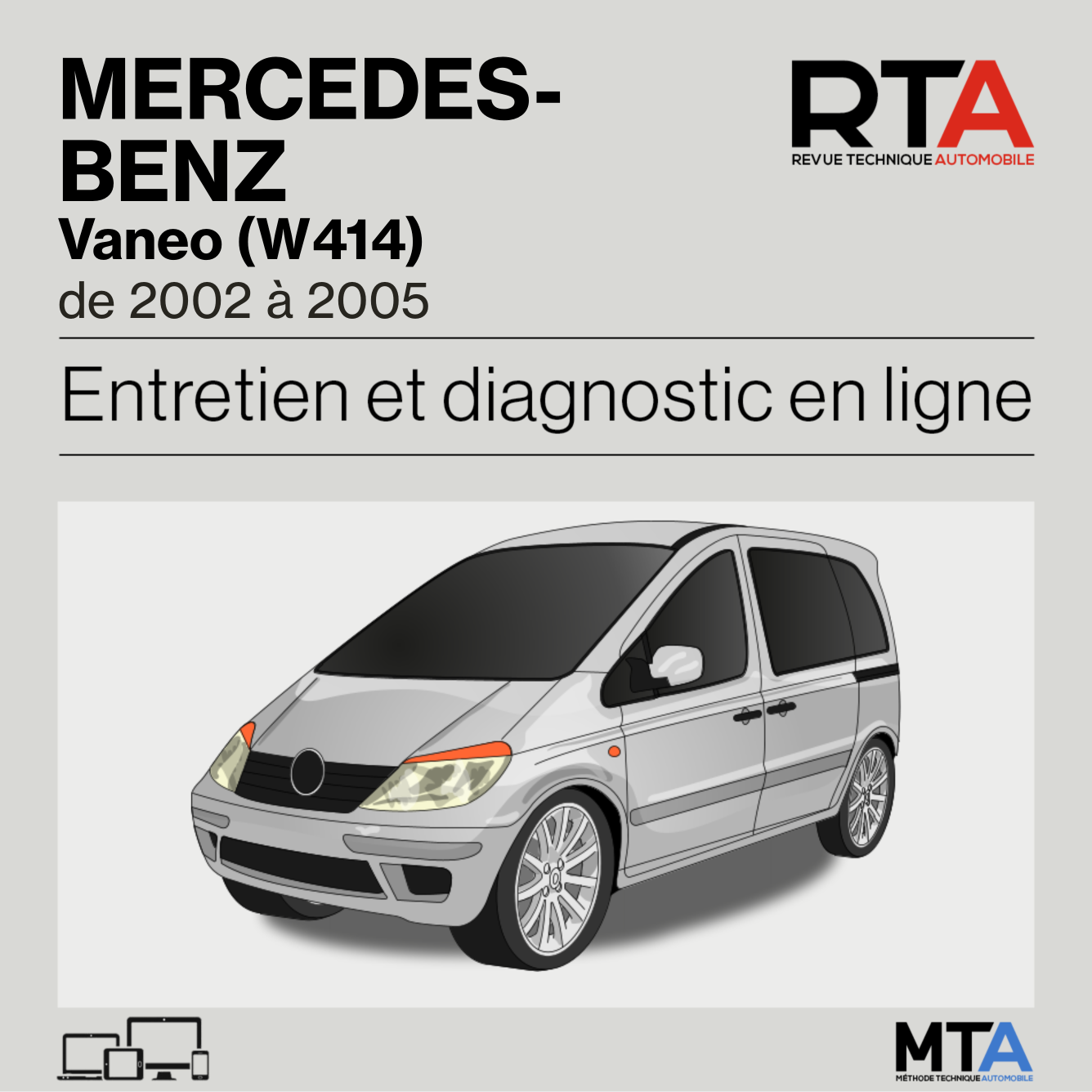 Mercedes-Benz Vaneo (W414) de 2002 à 2005