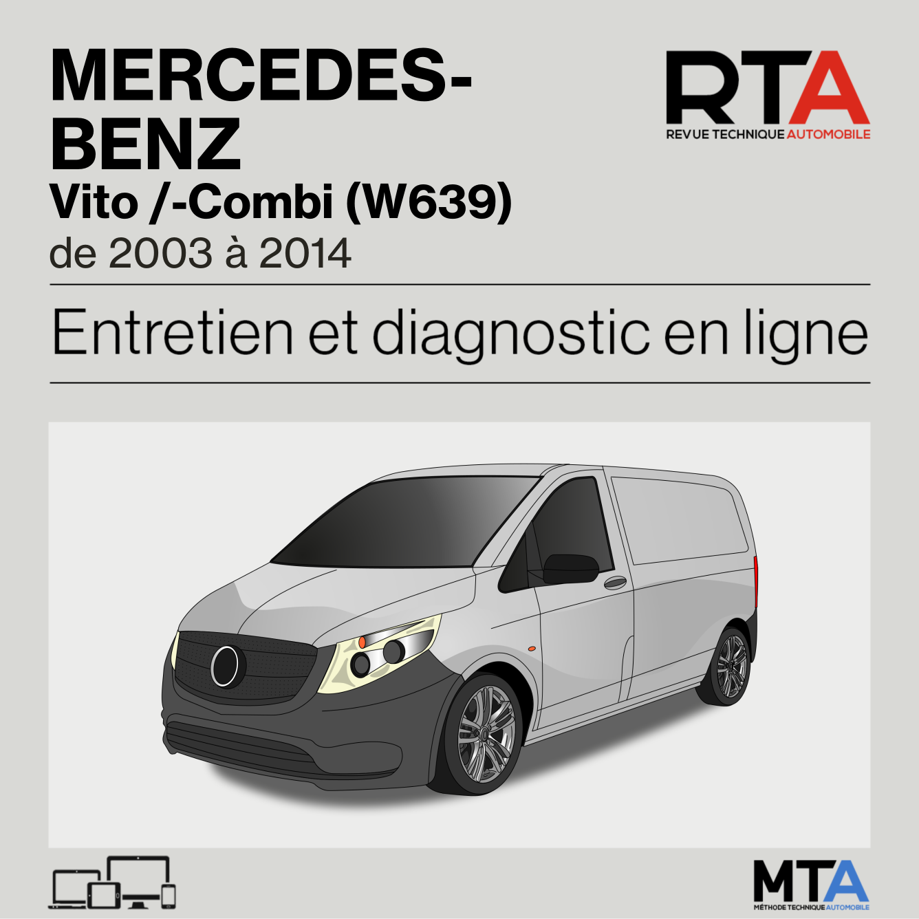 Mercedes-Benz Vito /-Combi (W639) de 2003 à 2014