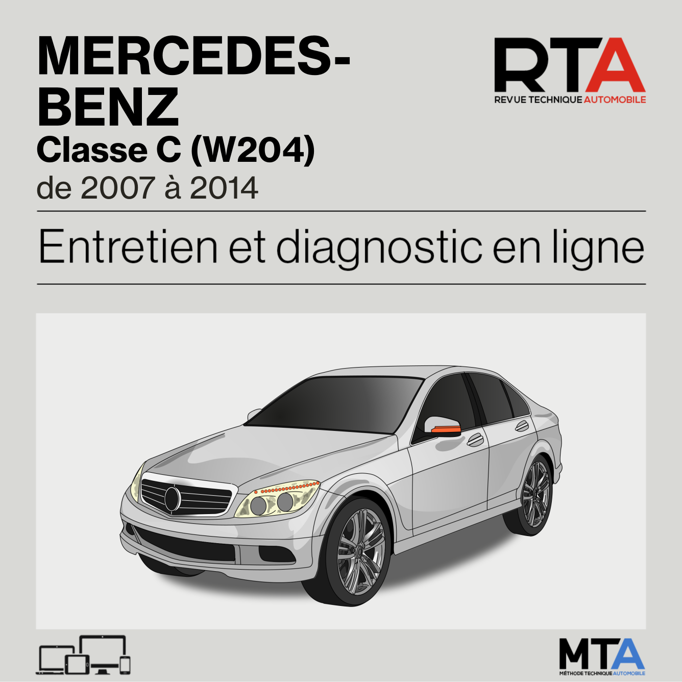 Mercedes-Benz Classe C (W204) de 2007 à 2014