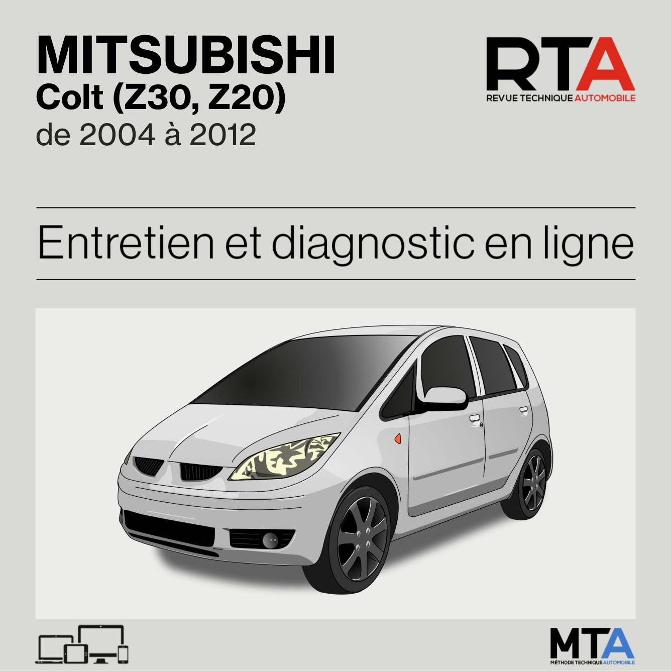Mitsubishi Colt (Z30, Z20) de 2004 à 2012
