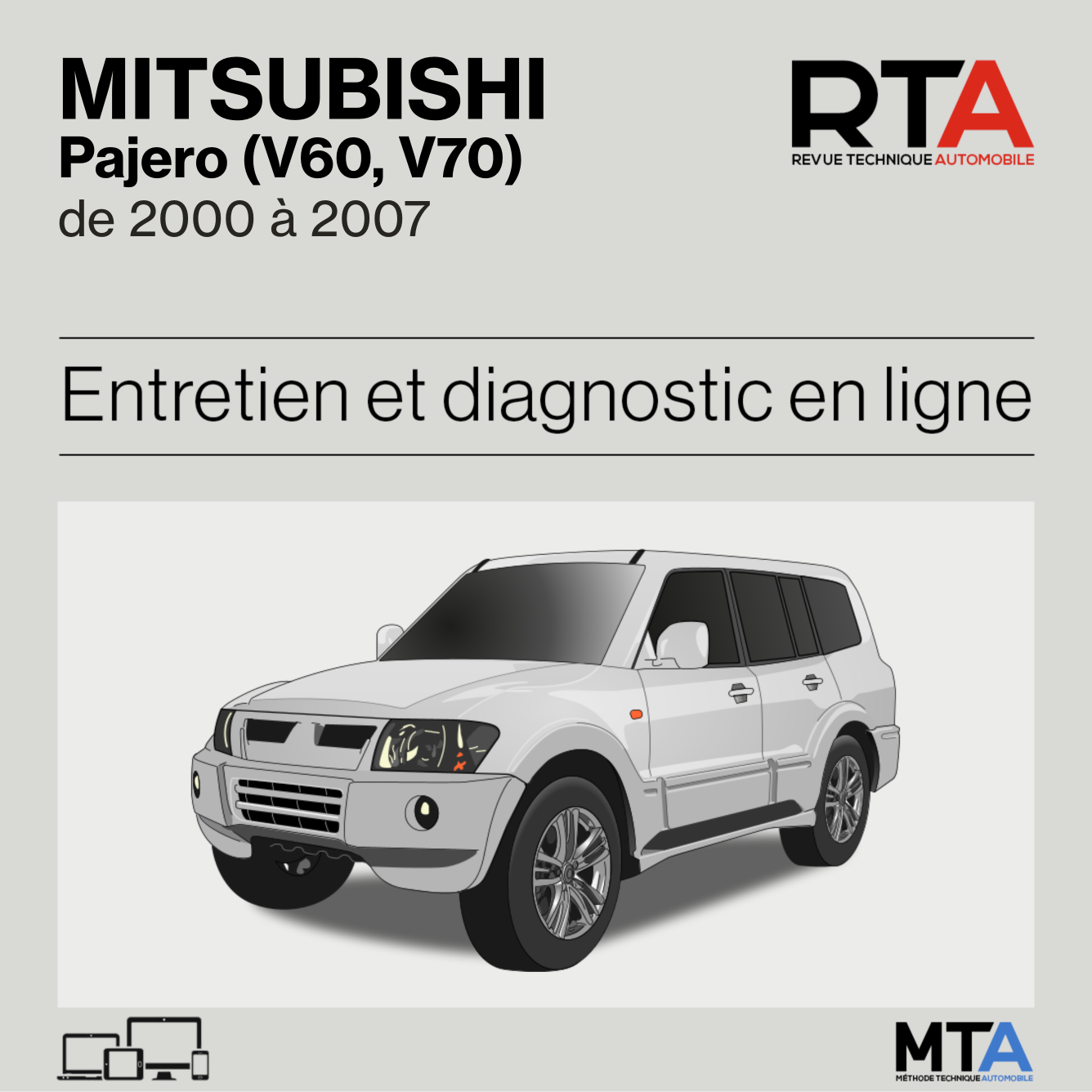 Mitsubishi Pajero (V60, V70) de 2000 à 2007