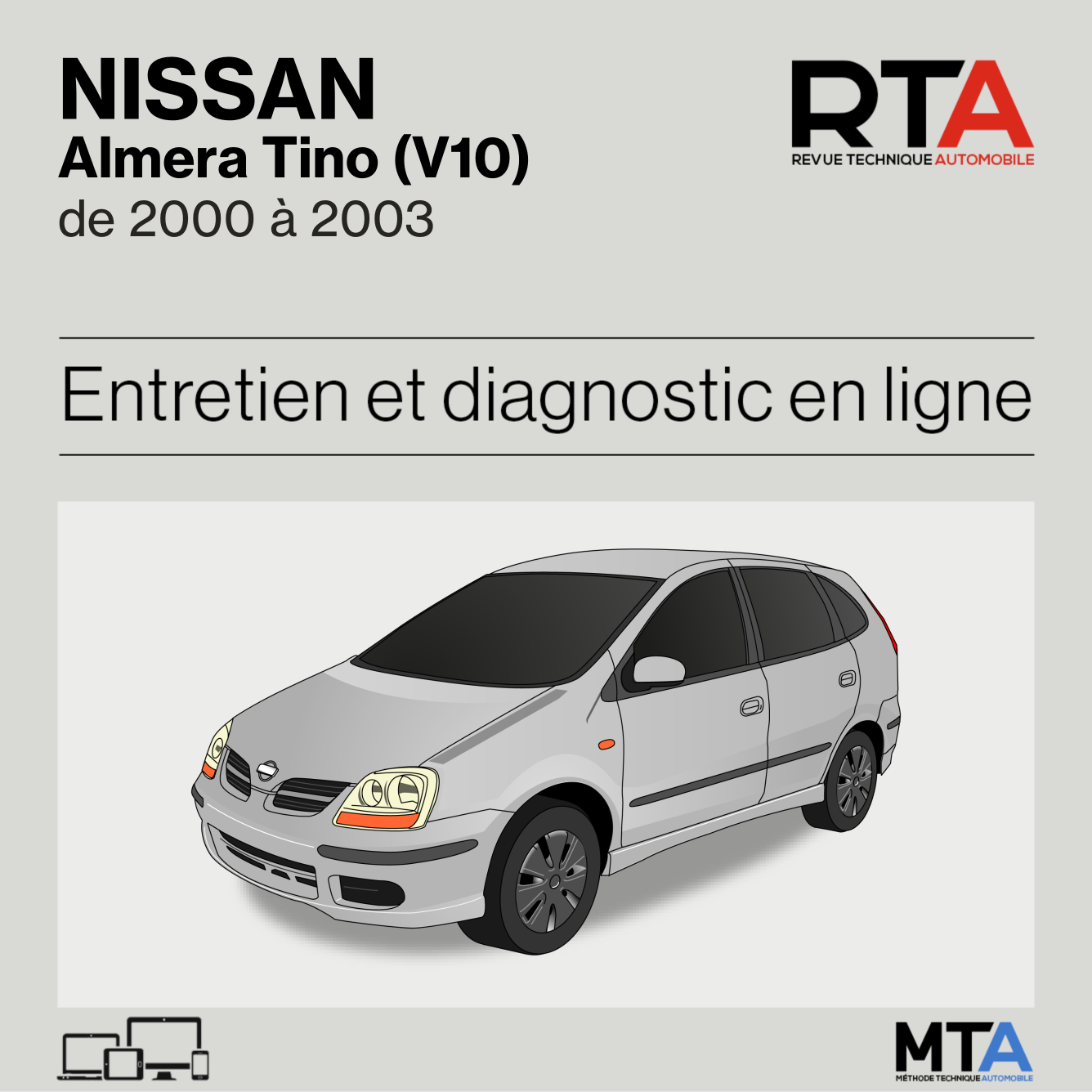 Nissan Almera Tino (V10) de 2000 à 2003
