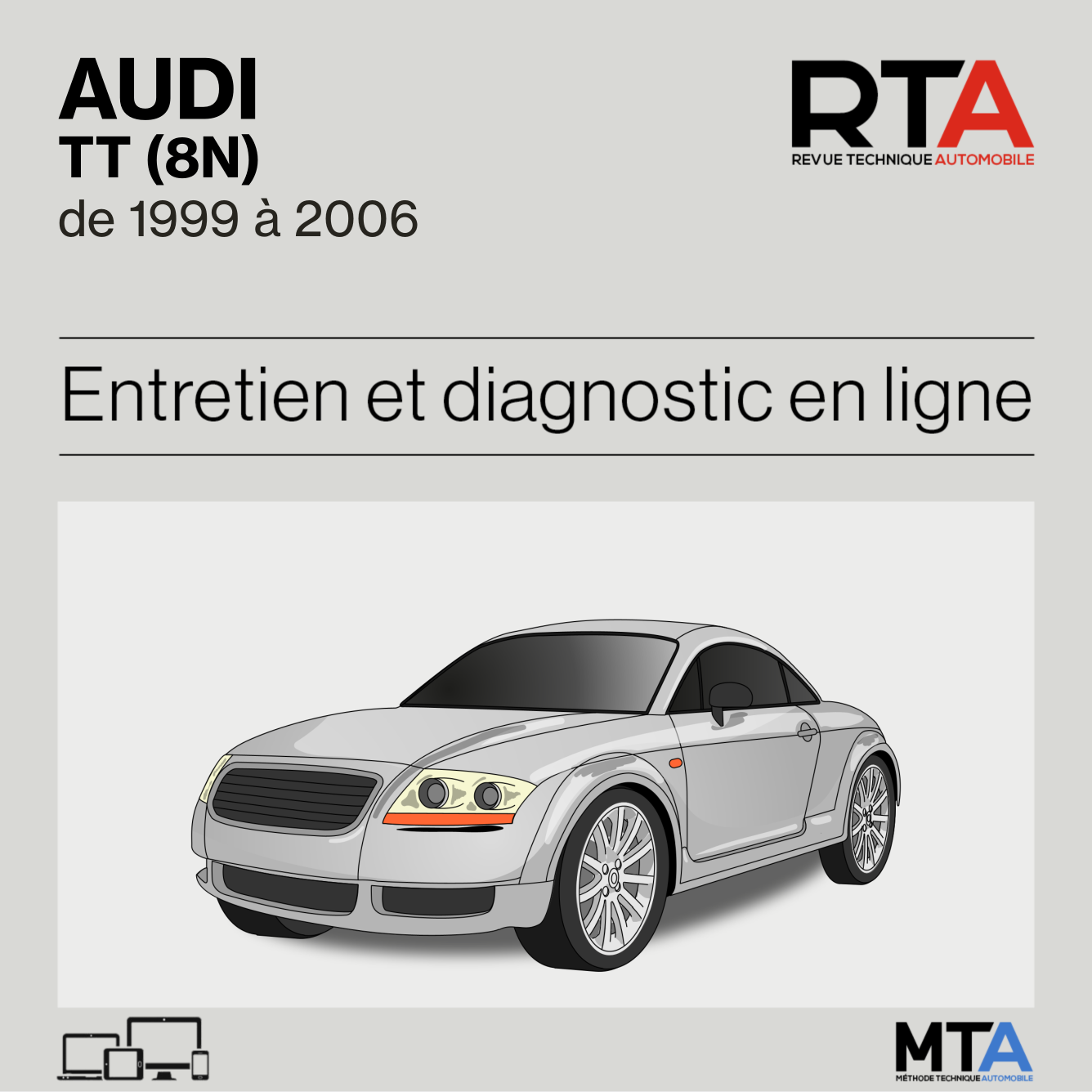 Audi TT (8N) de 1999 à 2006