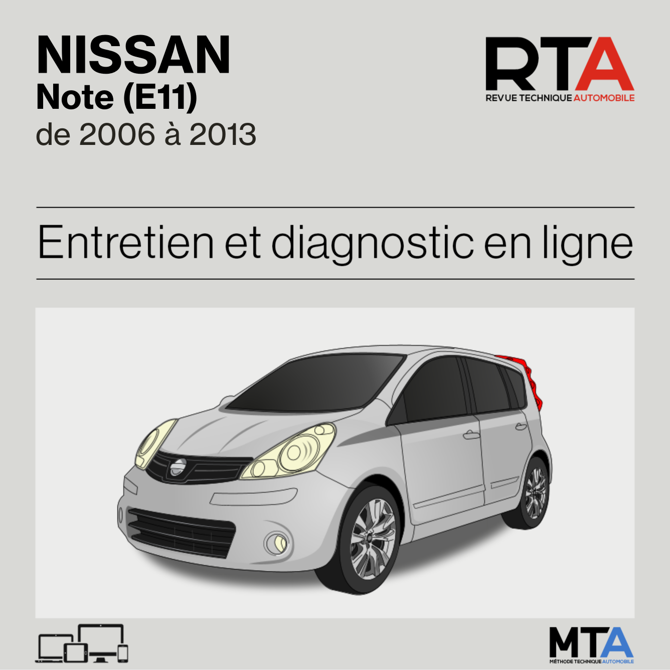 Nissan Note (E11) de 2006 à 2013