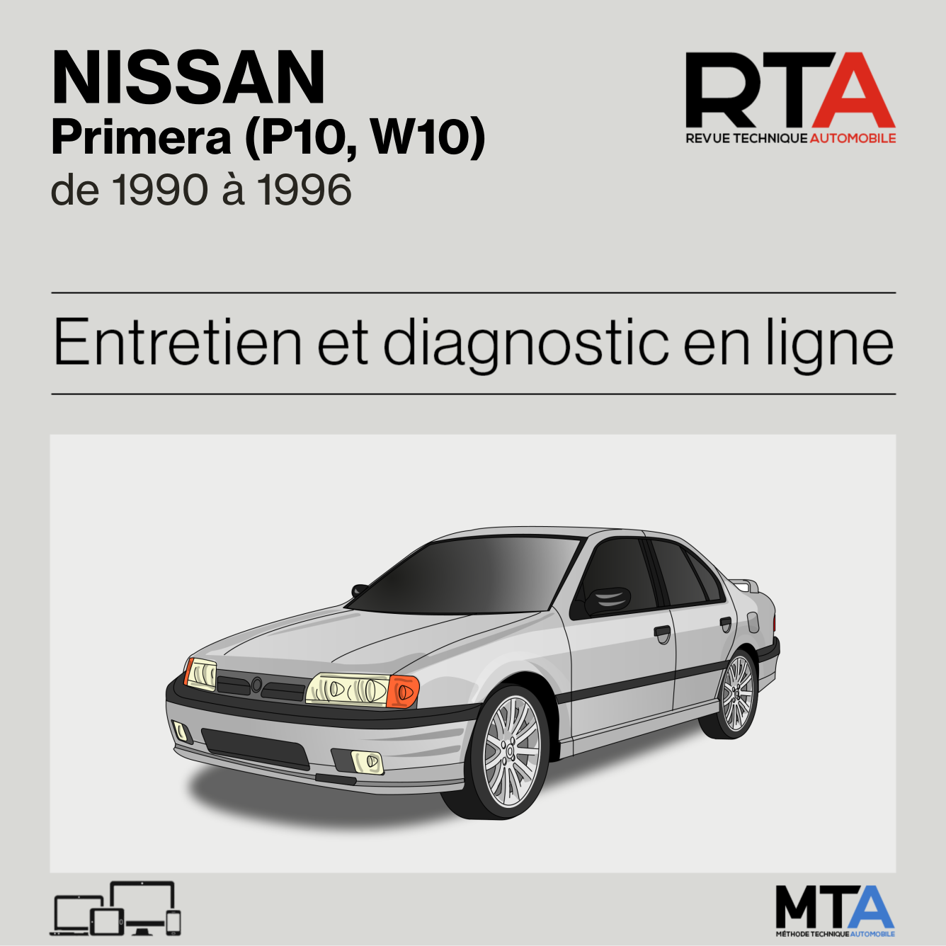 Nissan Primera (P10, W10) de 1990 à 1996