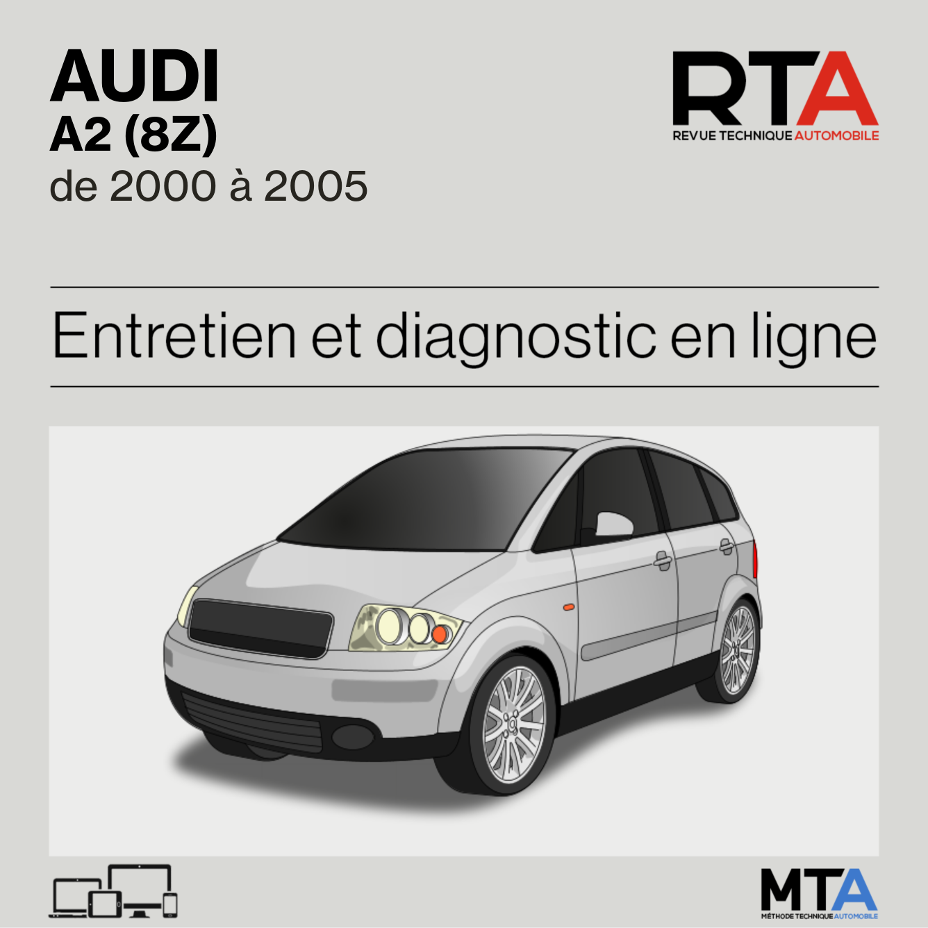 Audi A2 (8Z) de 2000 à 2005